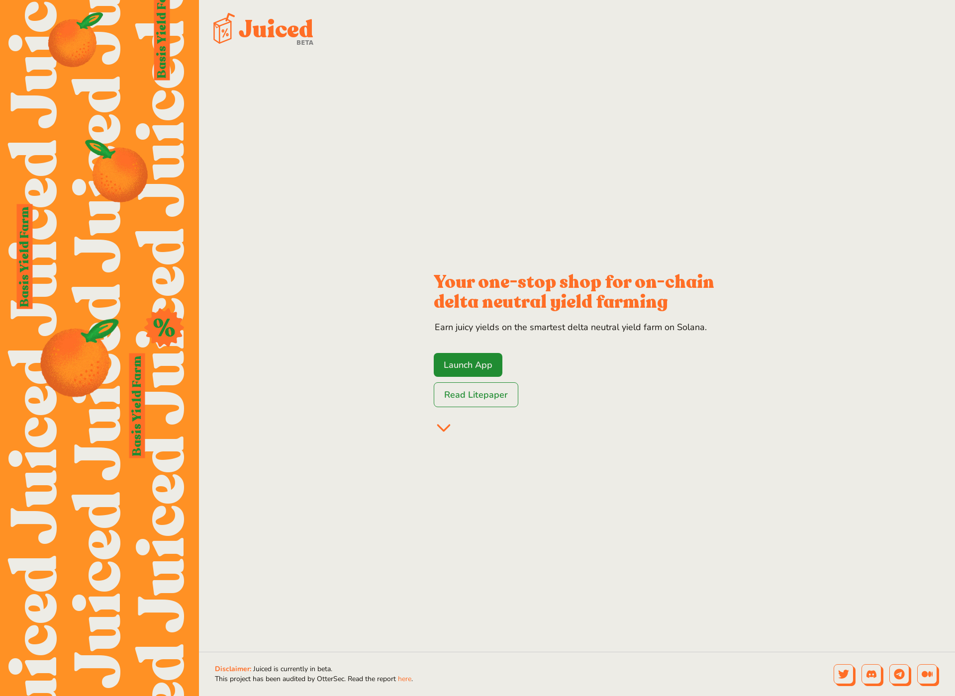 Screenshot for juiced.fi