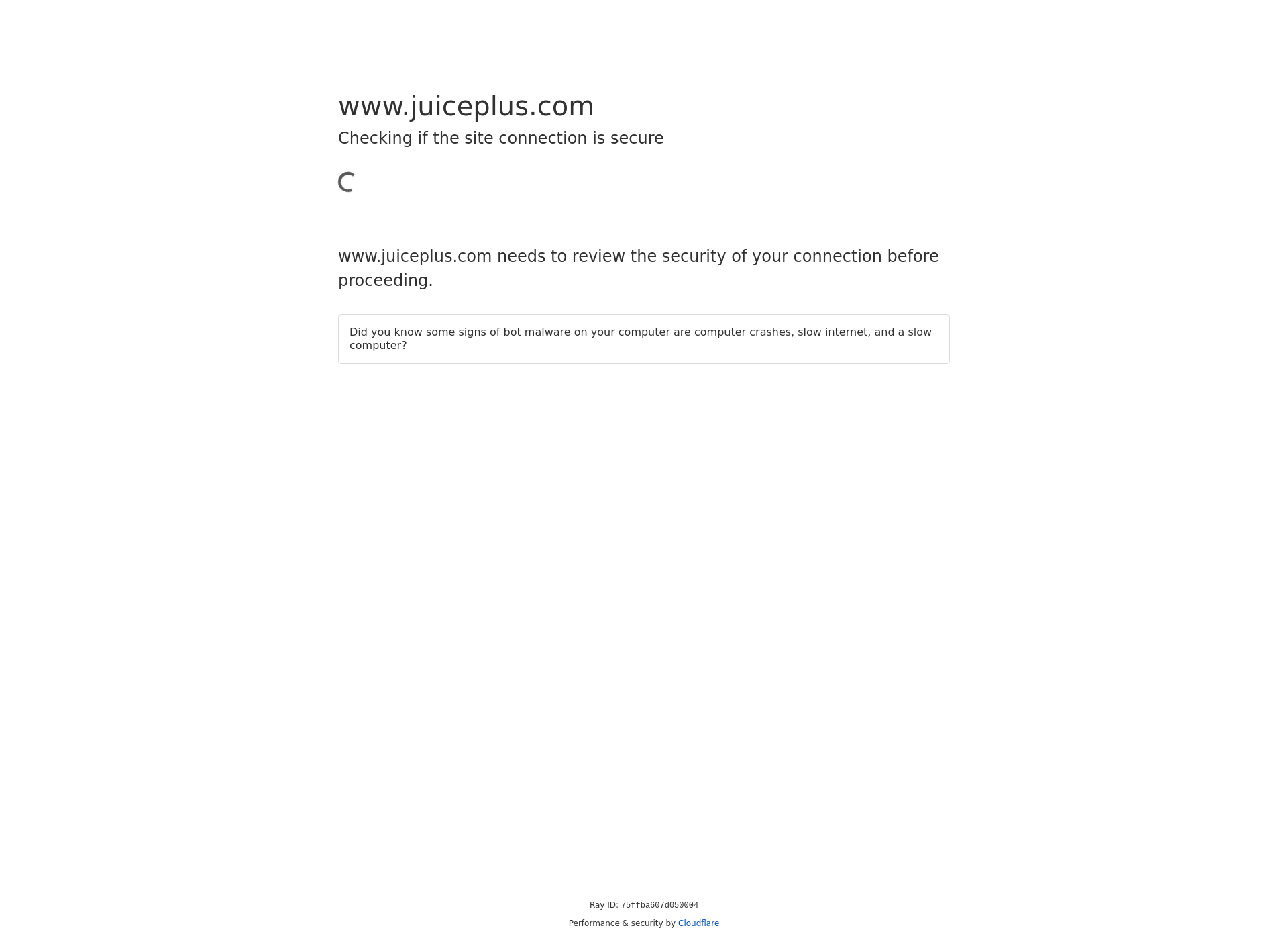 Skärmdump för juiceplus.fi