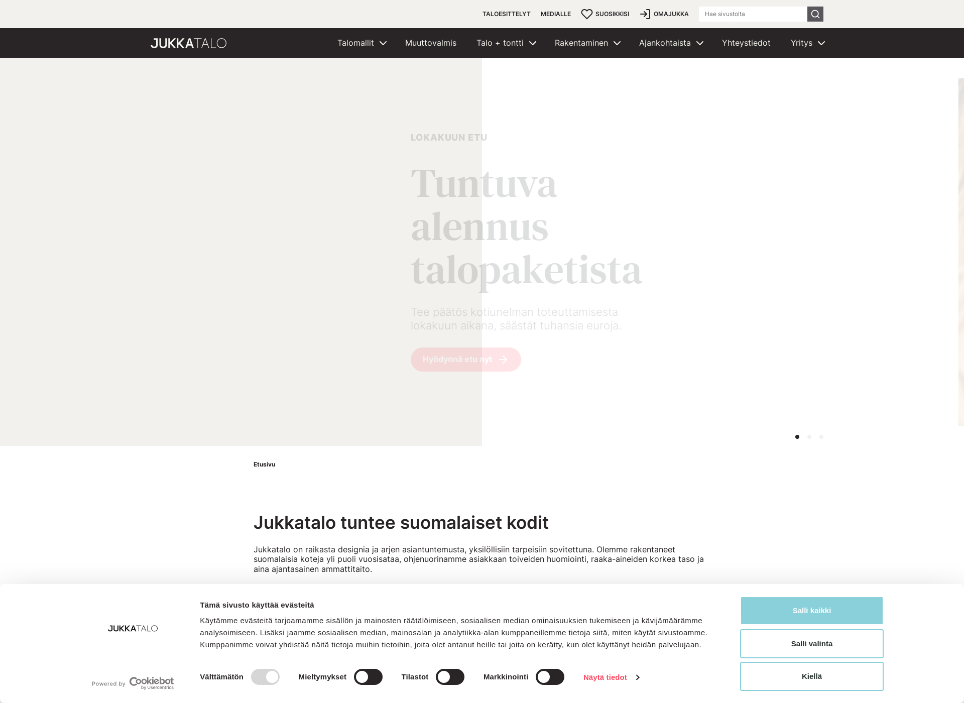 Screenshot for jukkatalo.fi