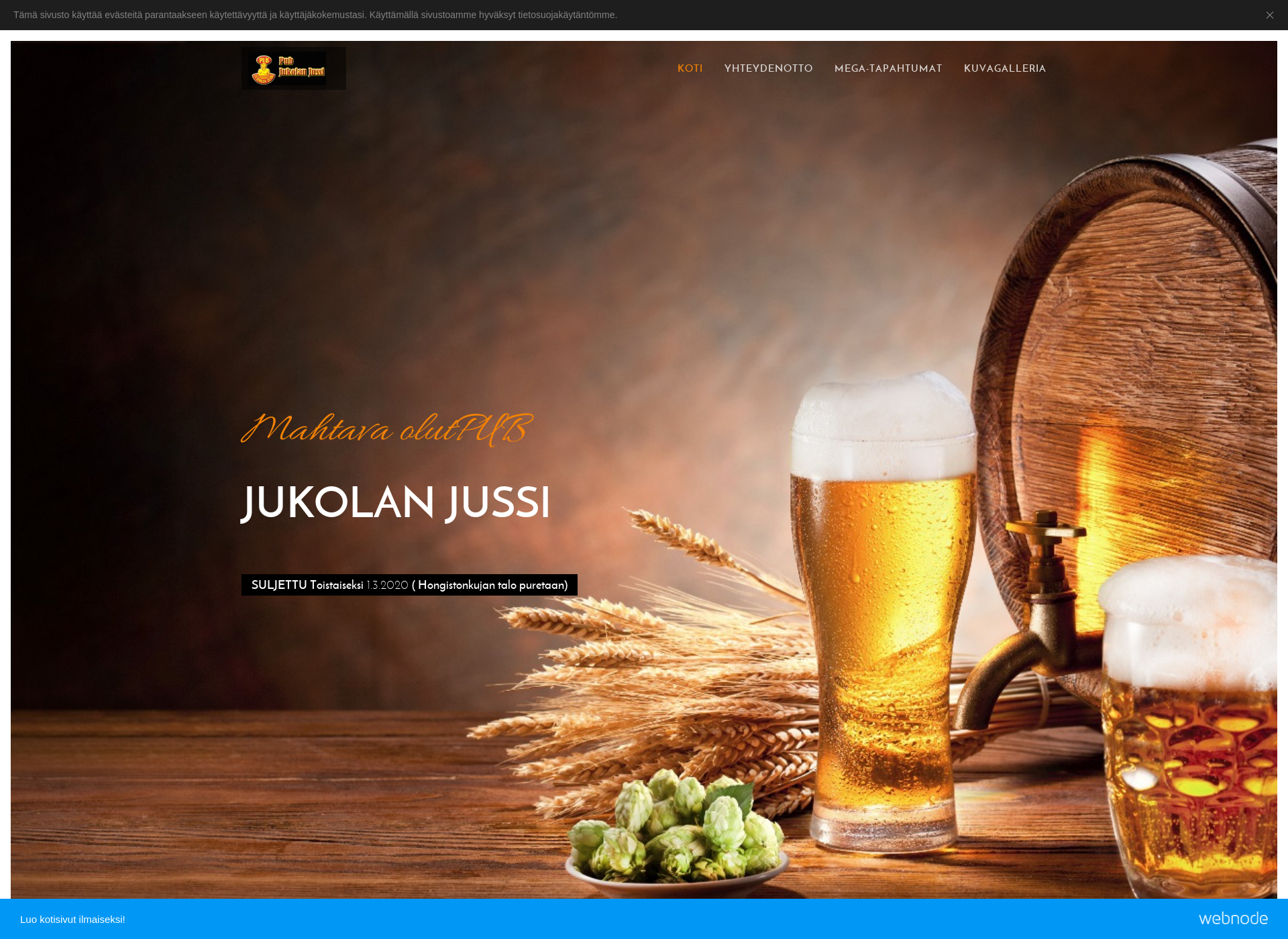 Screenshot for jukolanjussi.fi