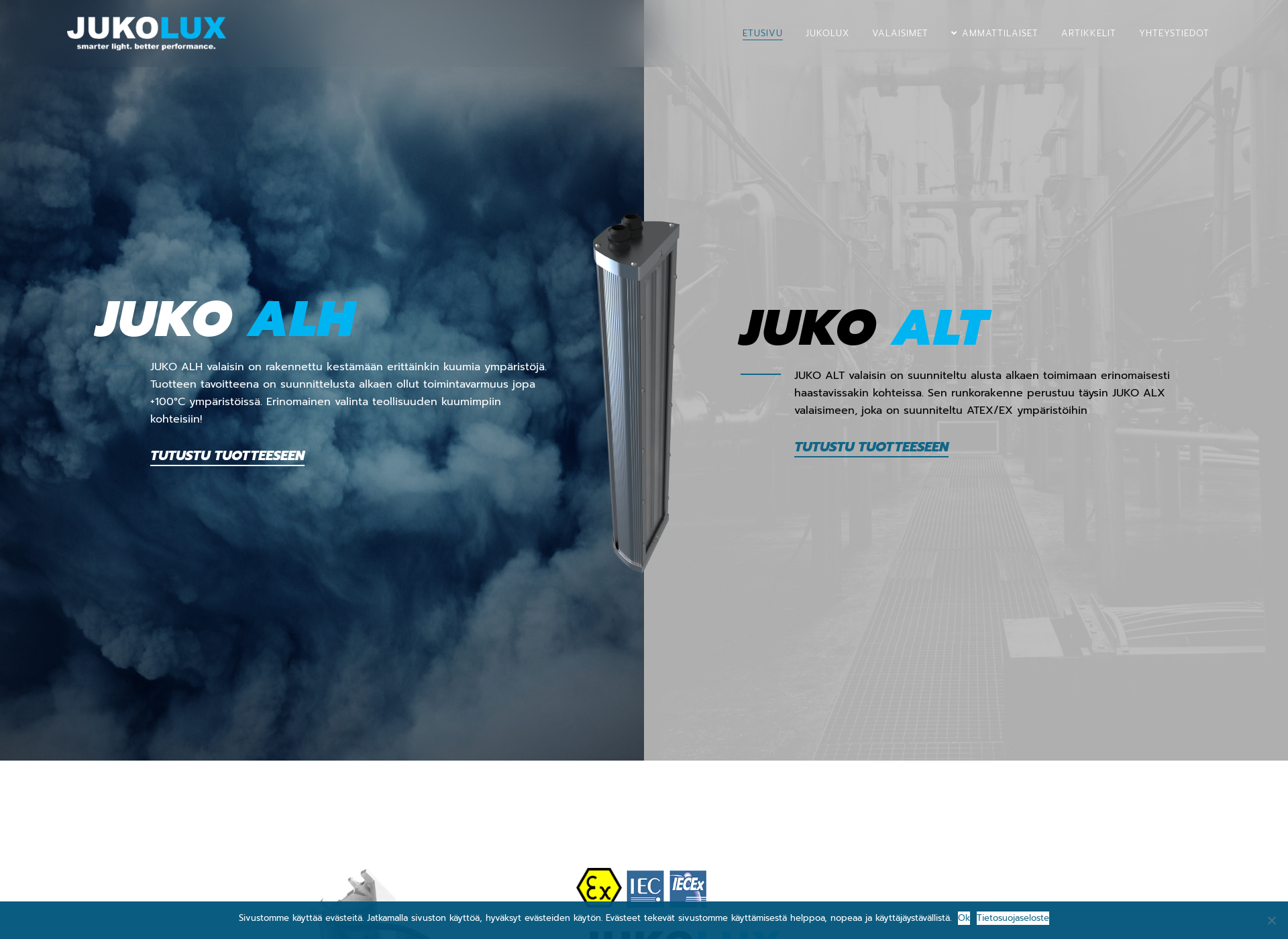 Screenshot for jukolux.fi