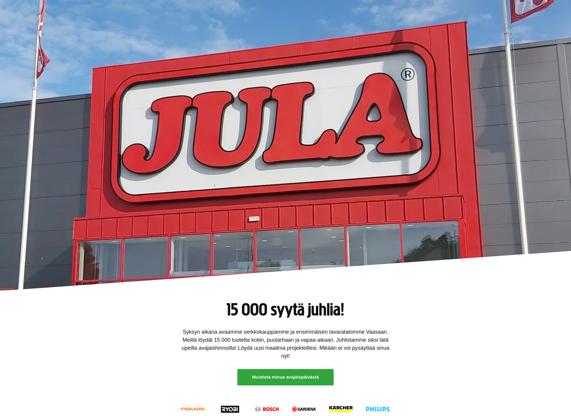 Screenshot for jula.fi