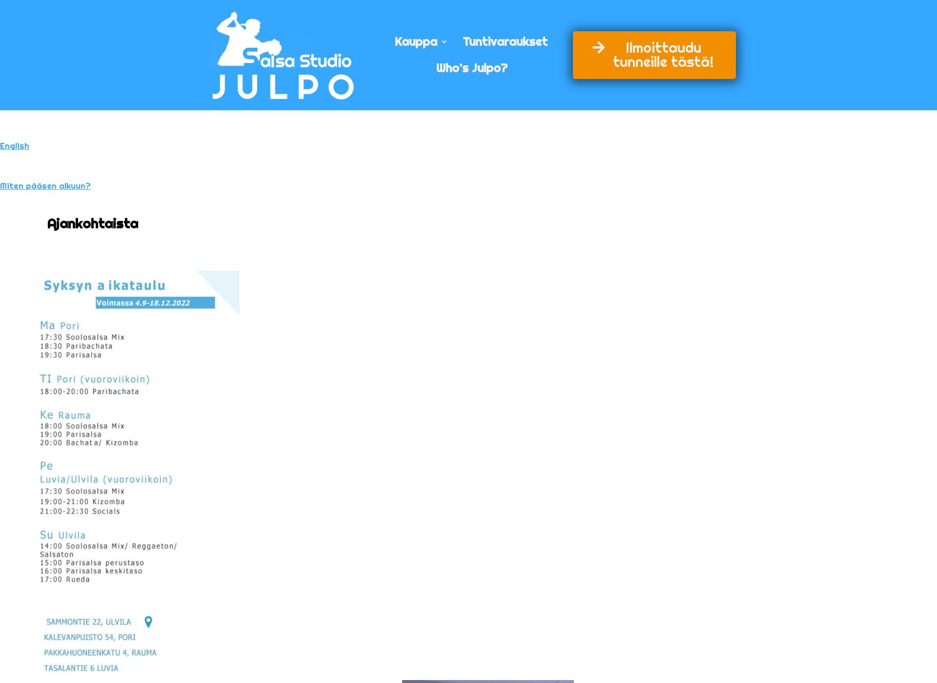 Screenshot for julpo.fi