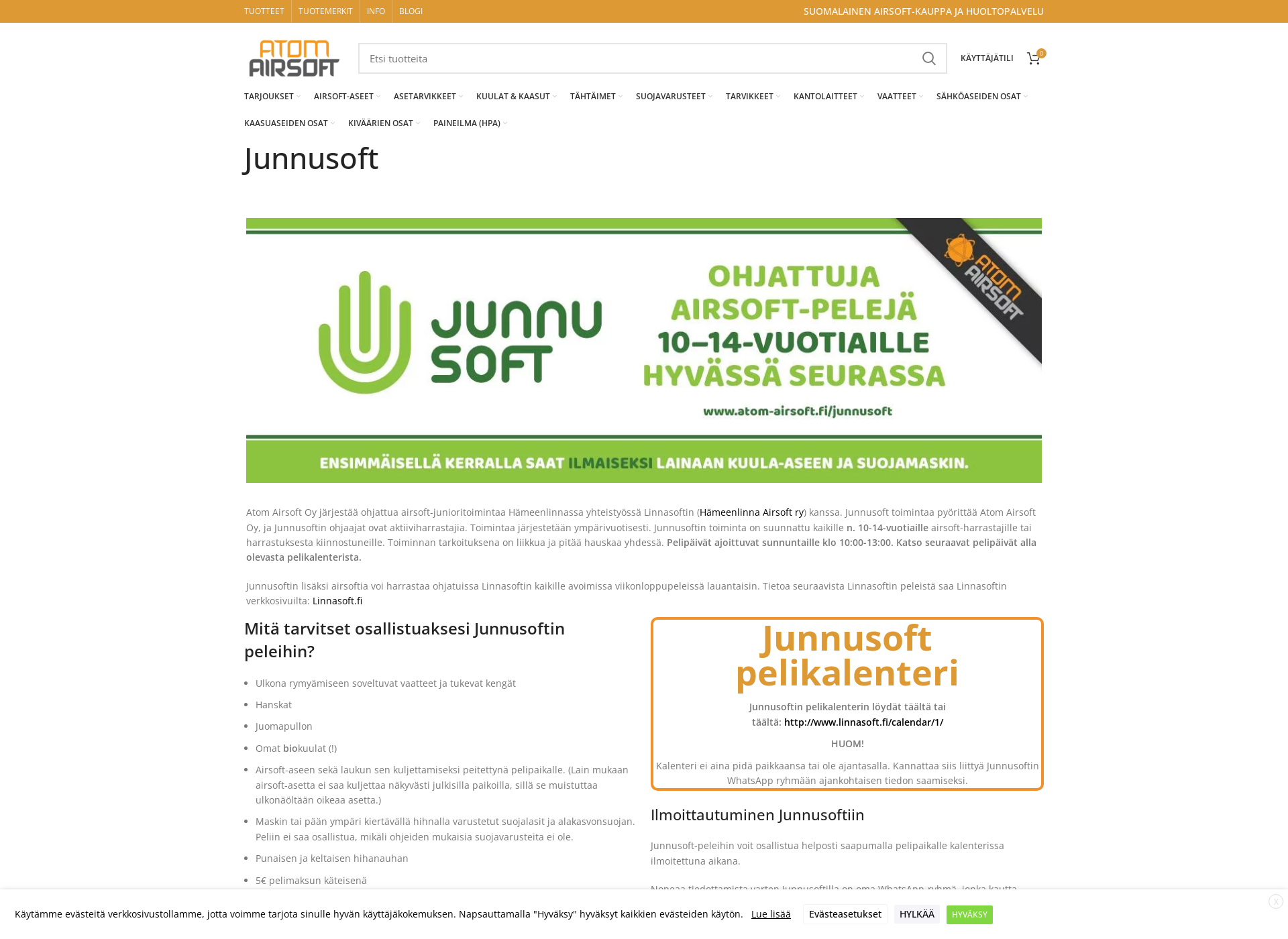 Screenshot for junnusoft.fi