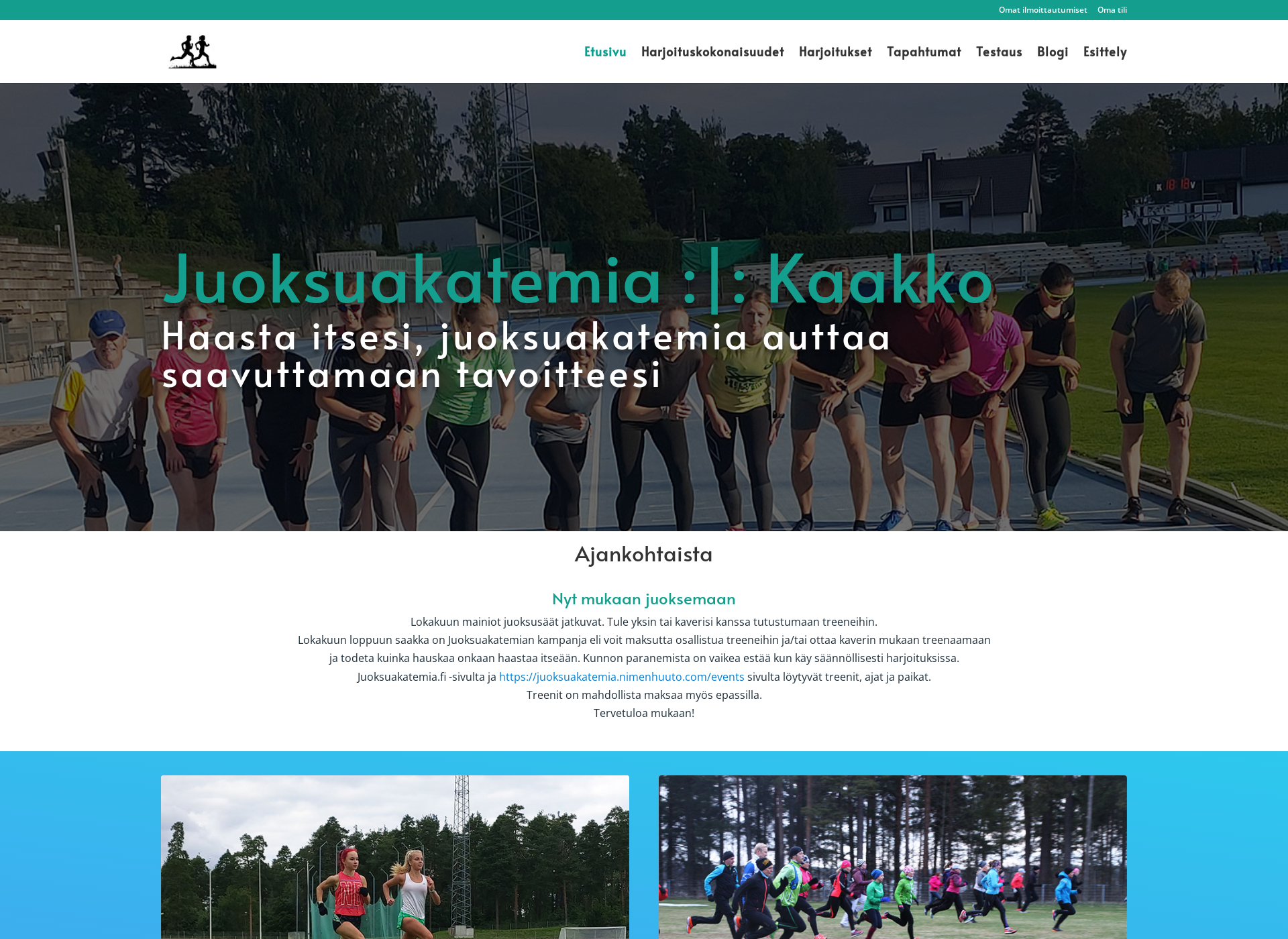 Screenshot for juoksuakatemia.fi