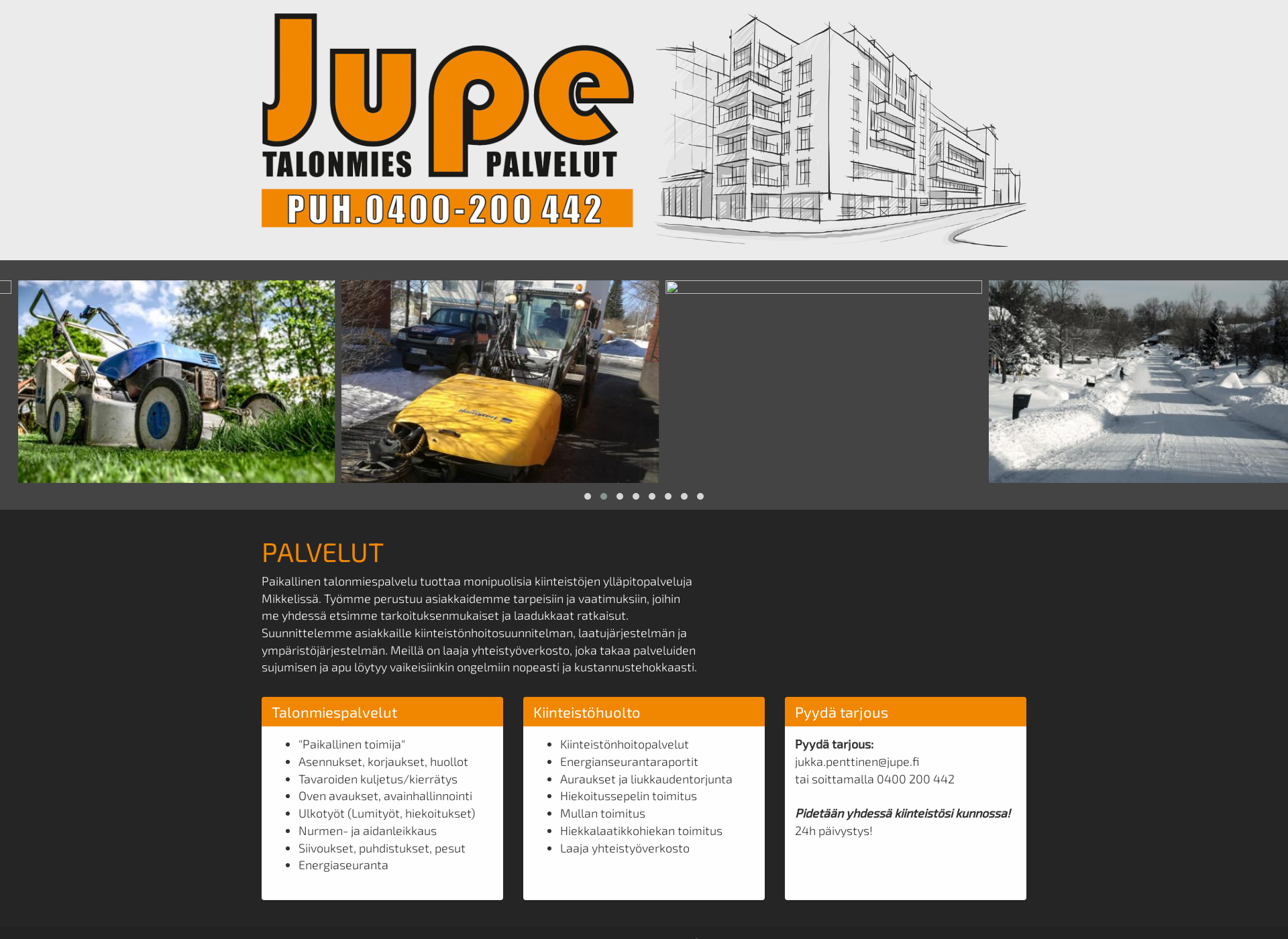 Screenshot for jupe.fi