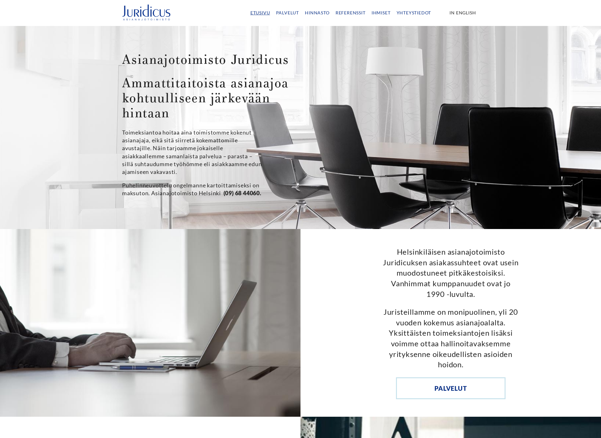 Screenshot for juridicus.fi