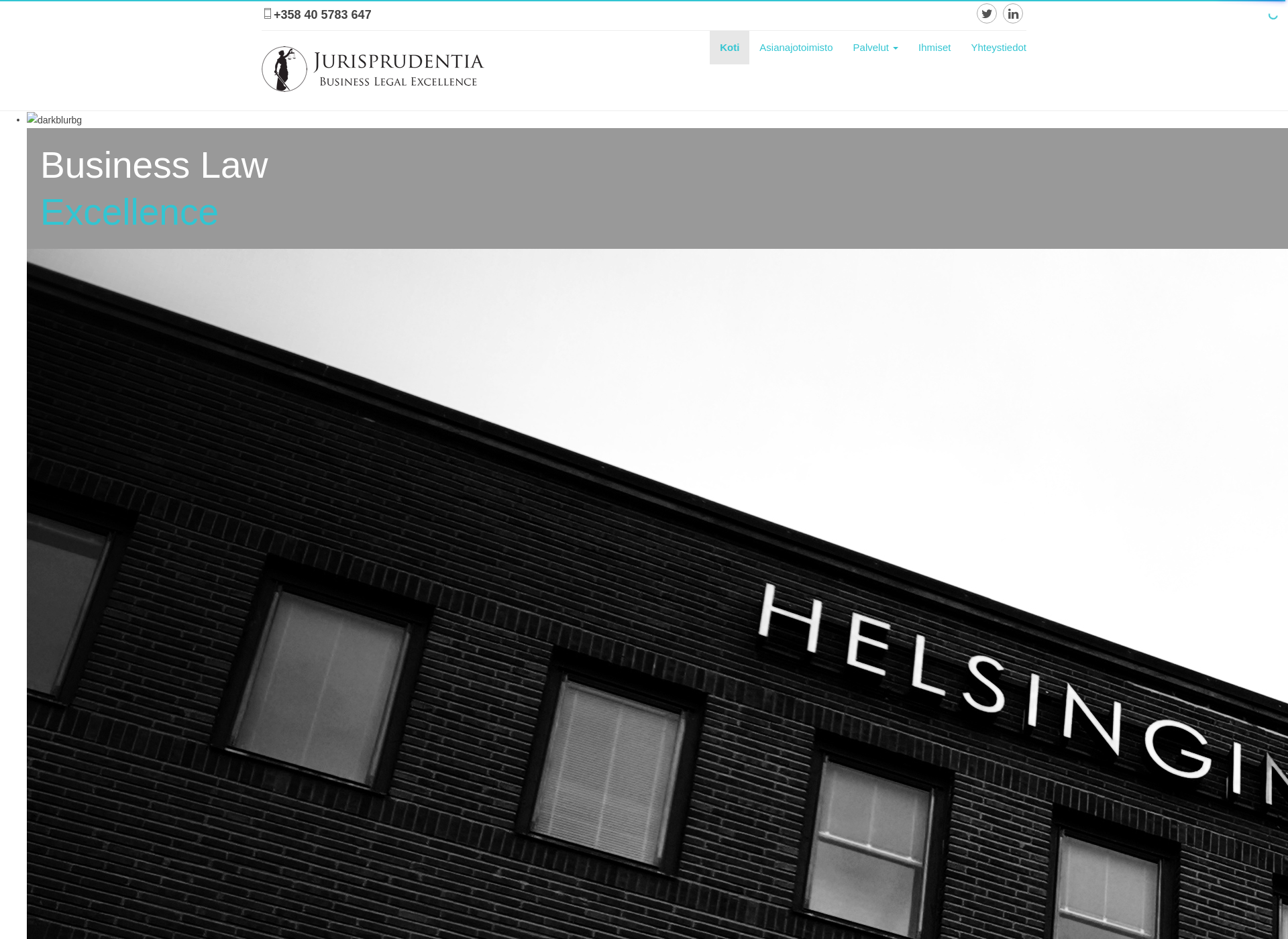 Screenshot for jurisprudentia.fi