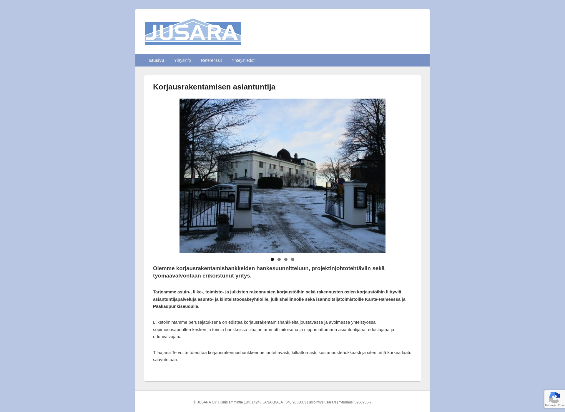 Screenshot for jusara.fi