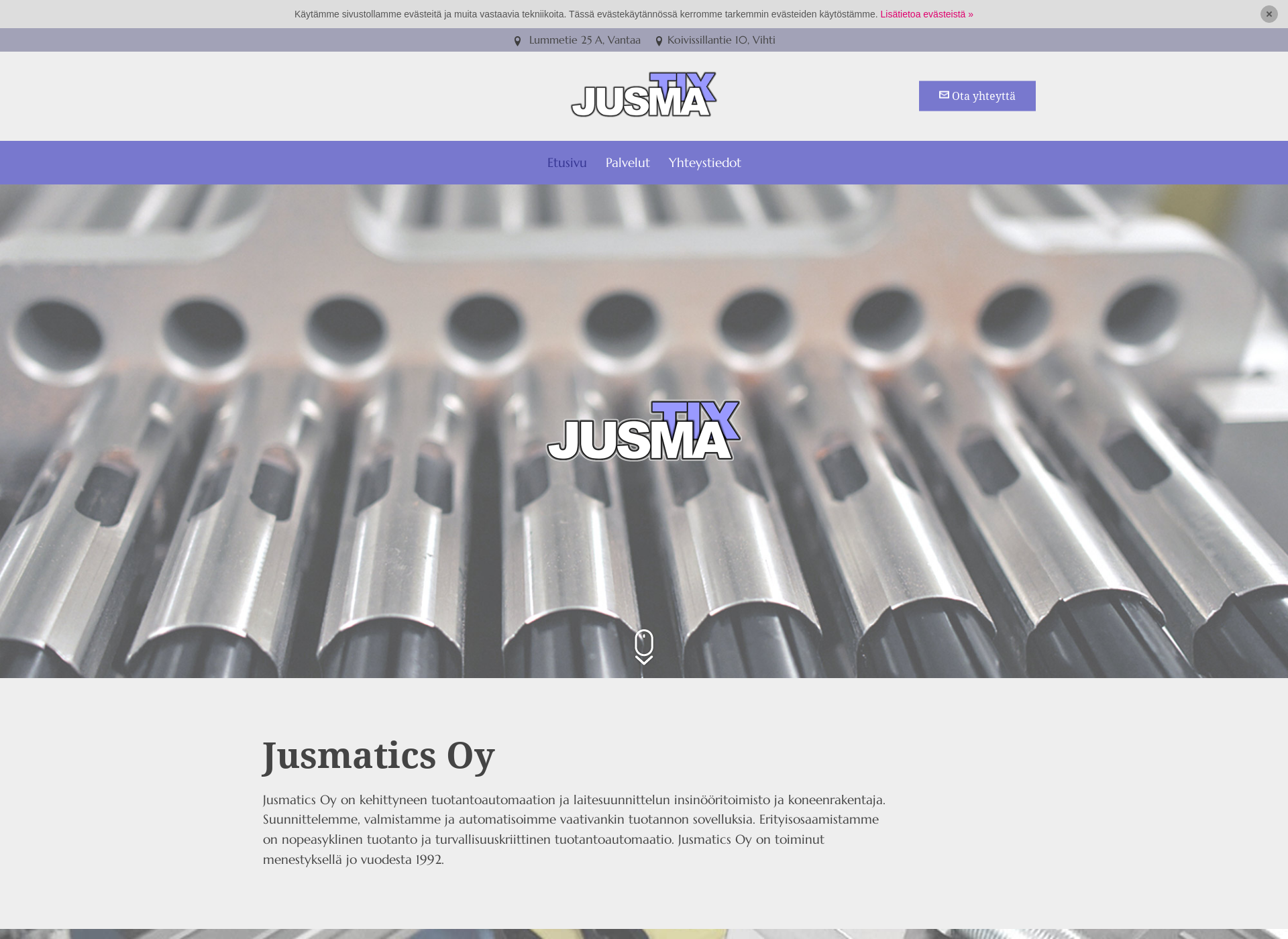 Screenshot for jusmatix.com