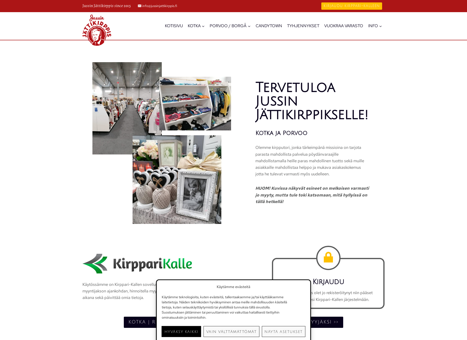 Screenshot for jussinjattikirppis.fi