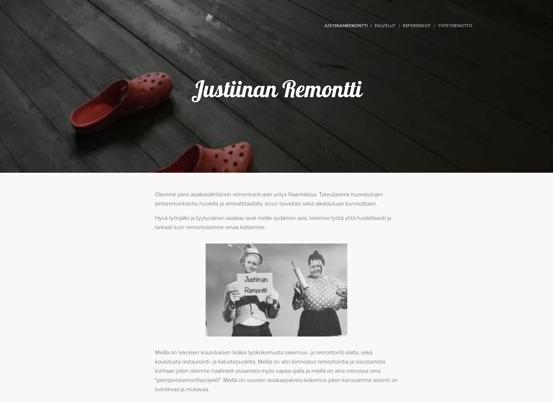 Screenshot for justiinanremontti.fi