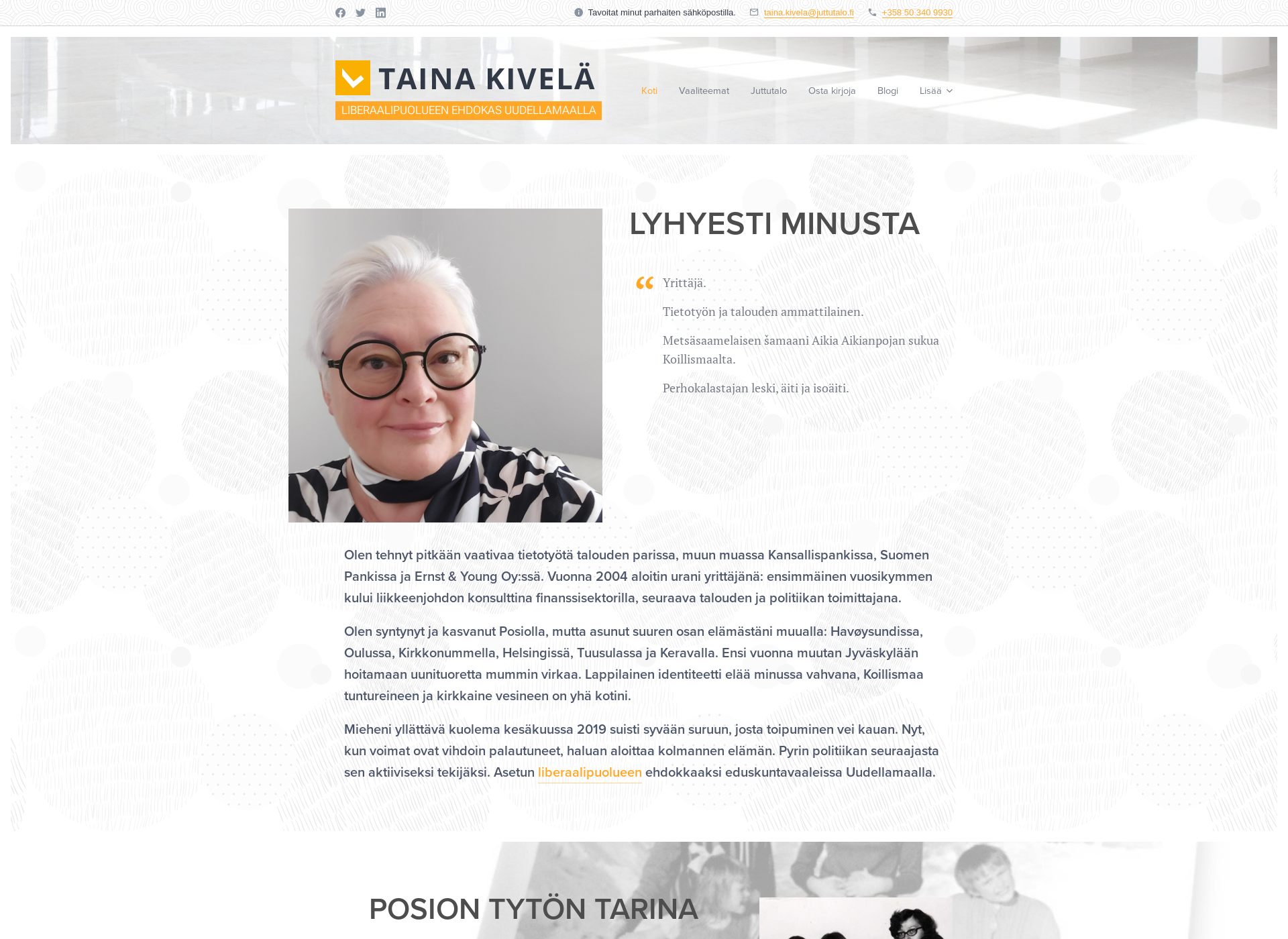 Screenshot for juttutalo.fi