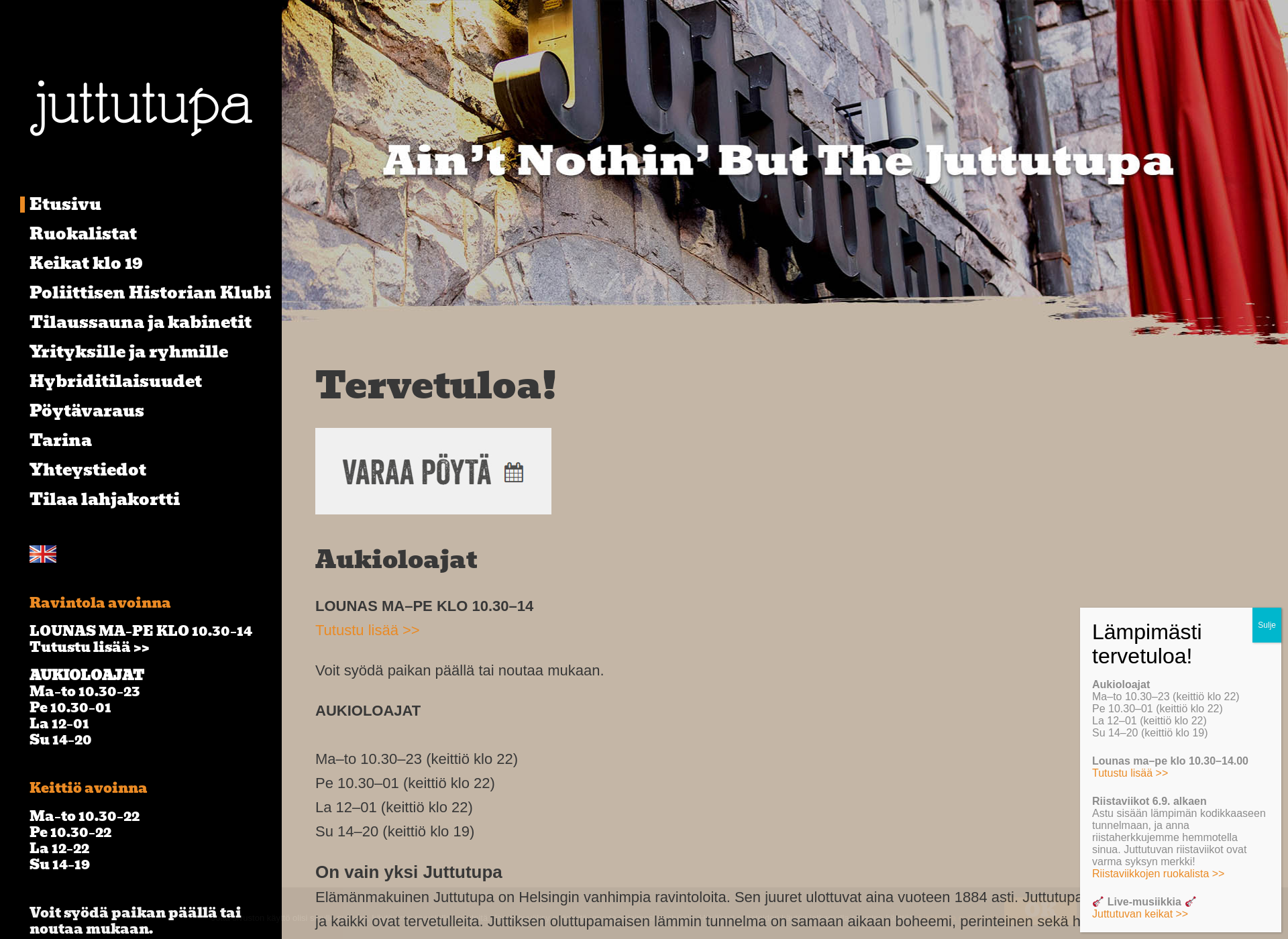 Screenshot for juttutupa.fi