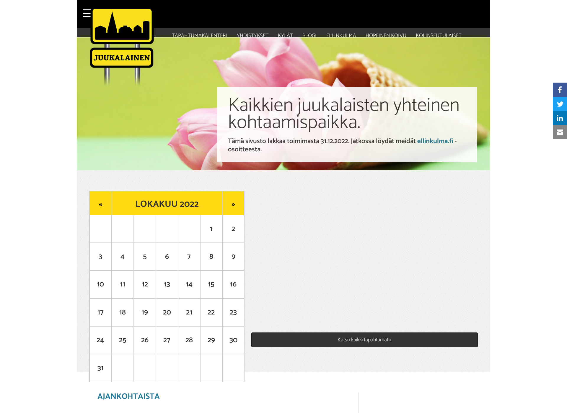 Skärmdump för juukalainen.fi