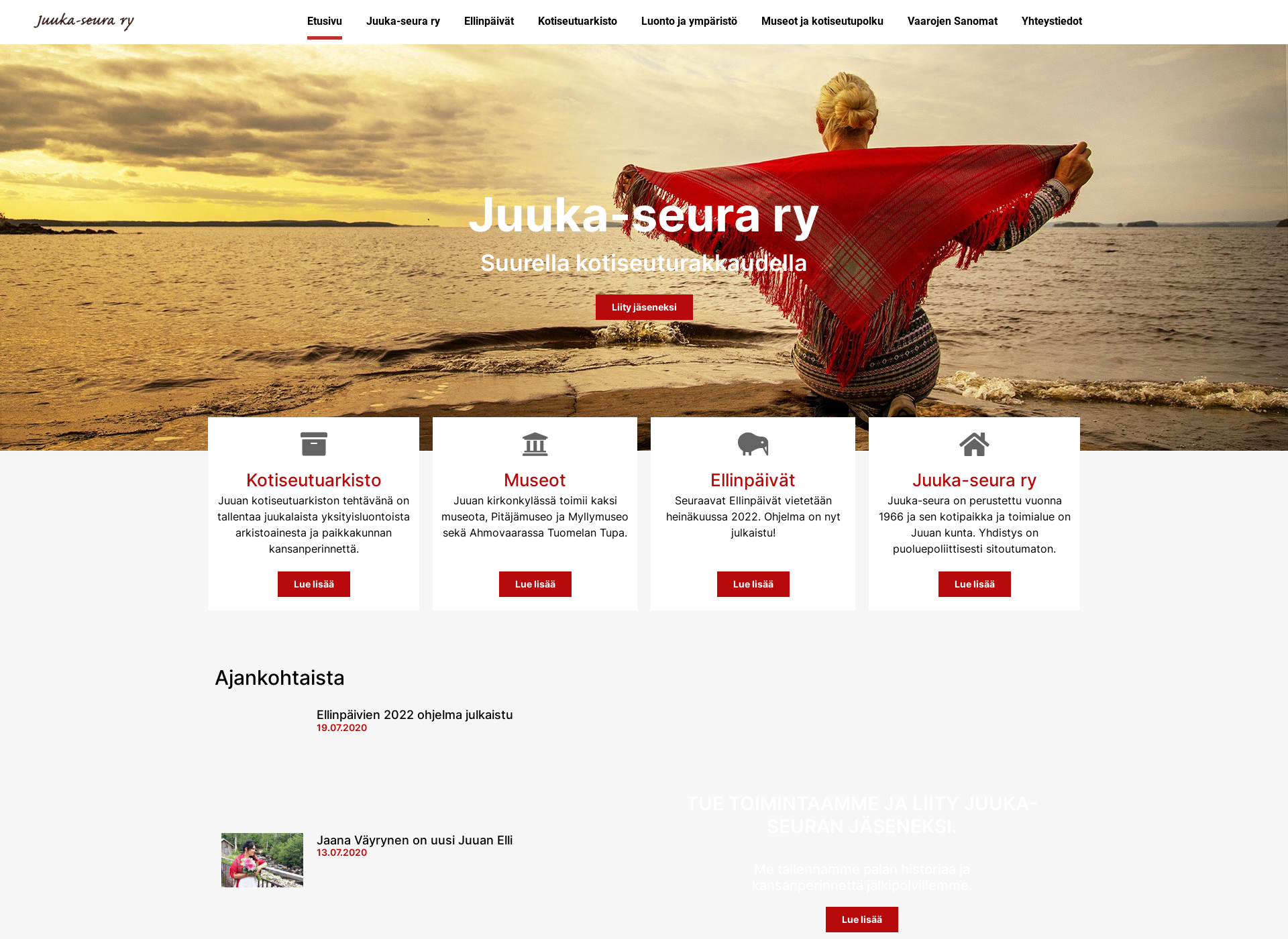 Screenshot for juukaseura.fi