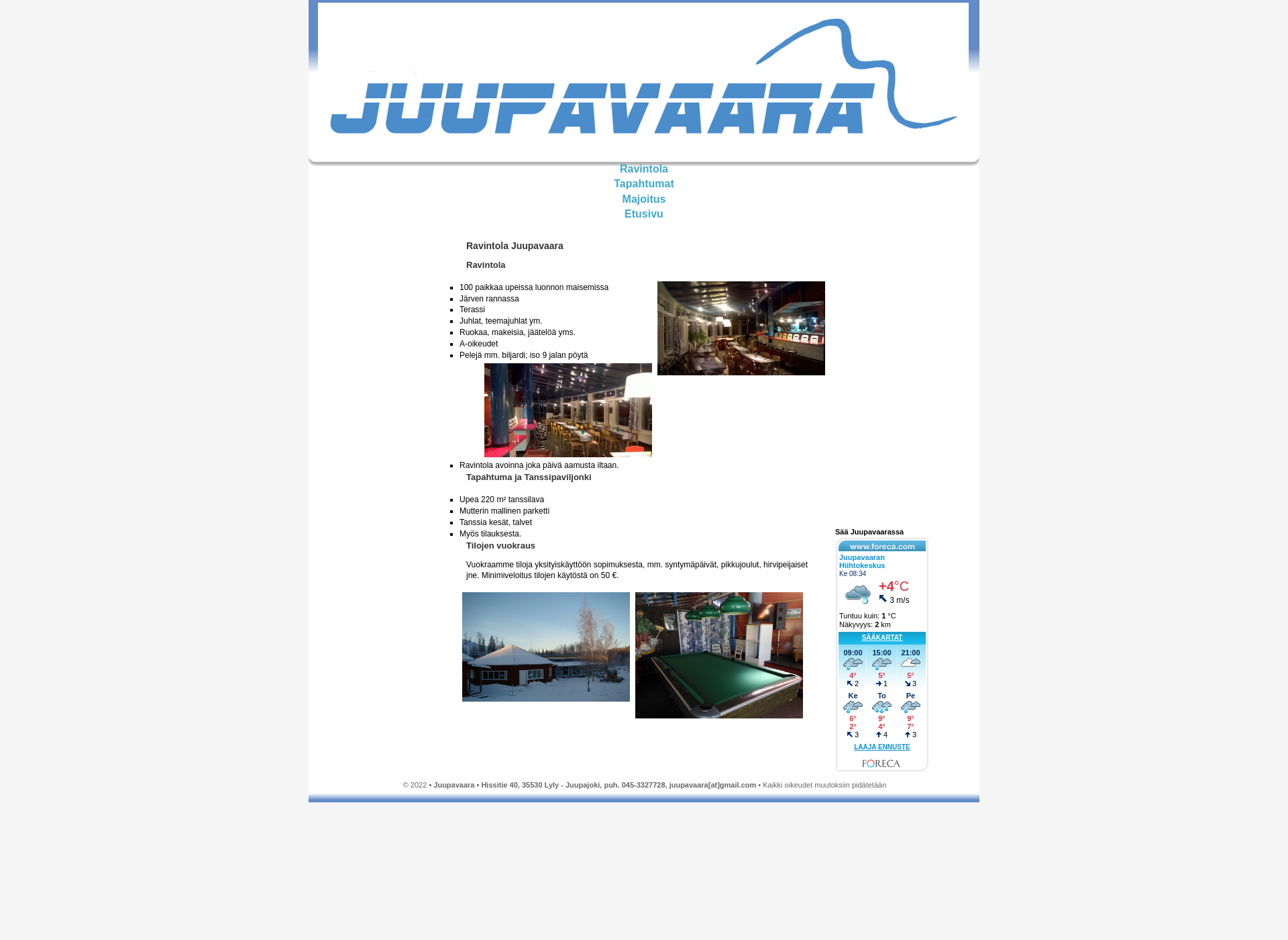 Screenshot for juupavaara.fi