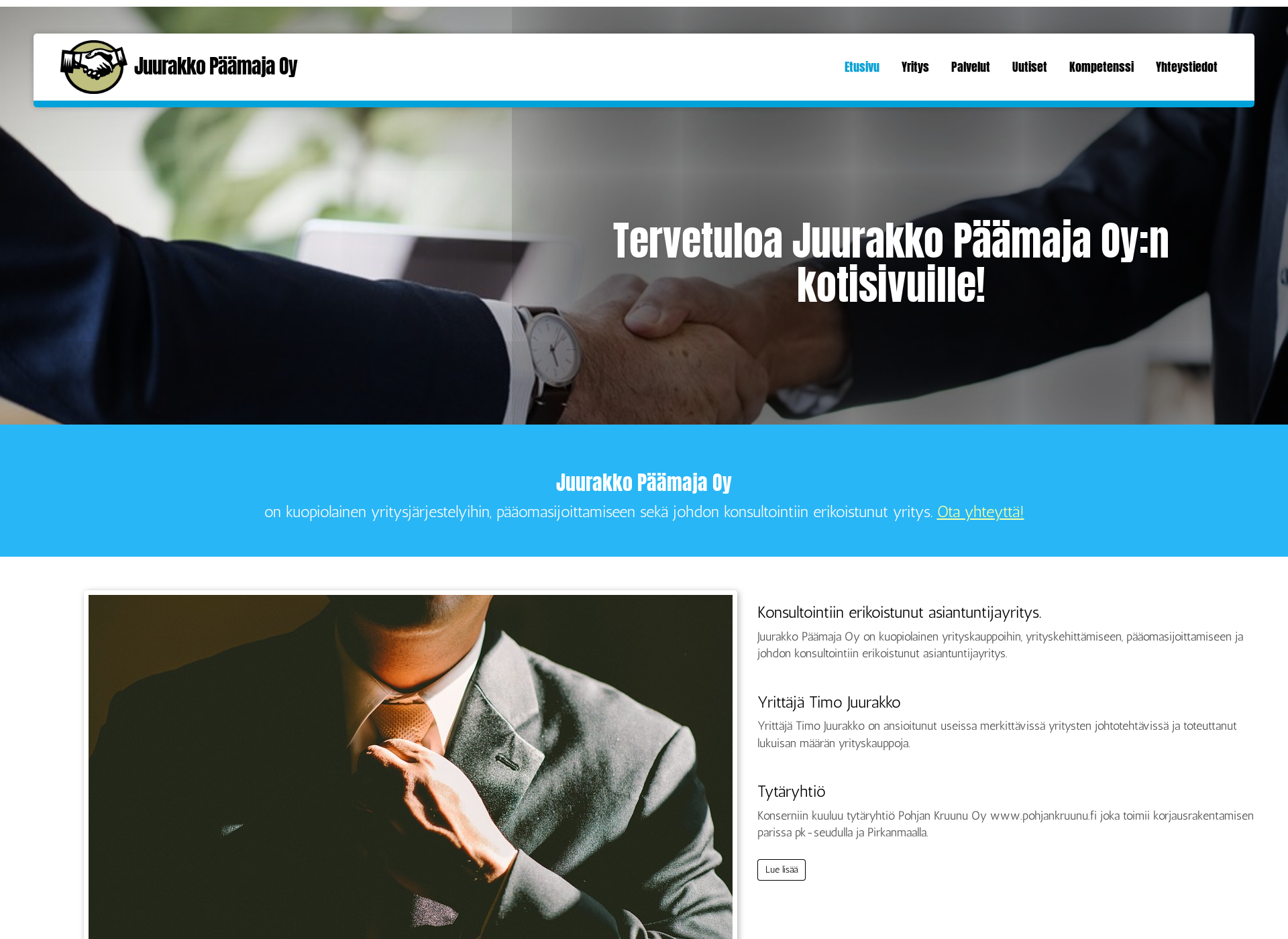 Screenshot for juurakko.fi