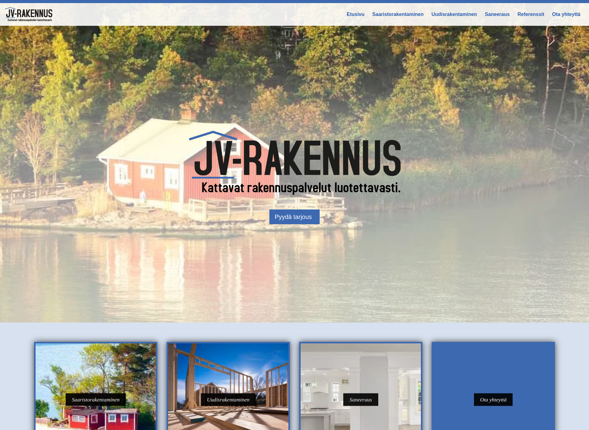 Screenshot for jvrakennus.fi