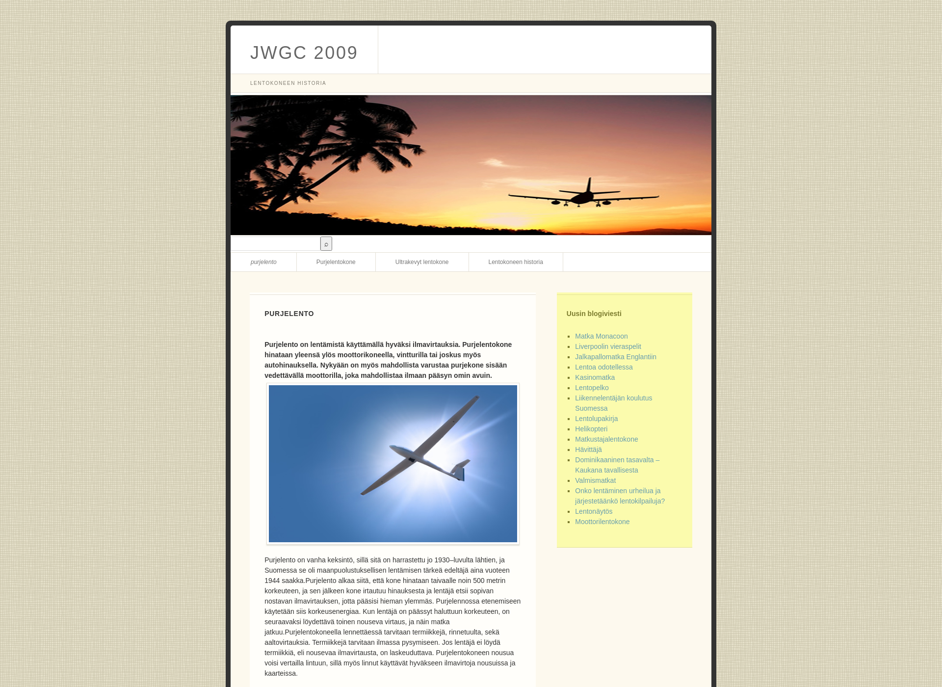 Screenshot for jwgc2009.fi