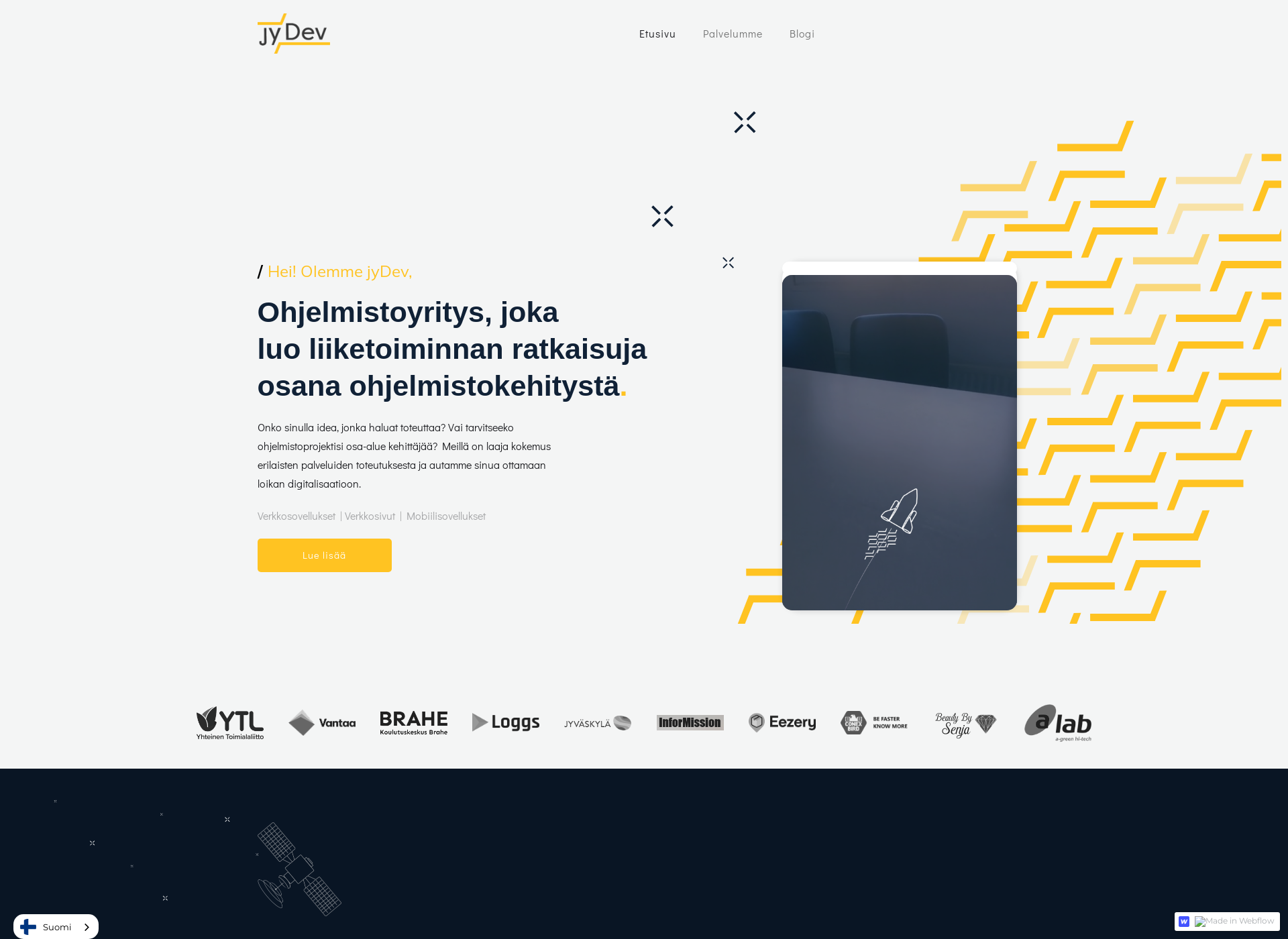 Screenshot for jydev.fi