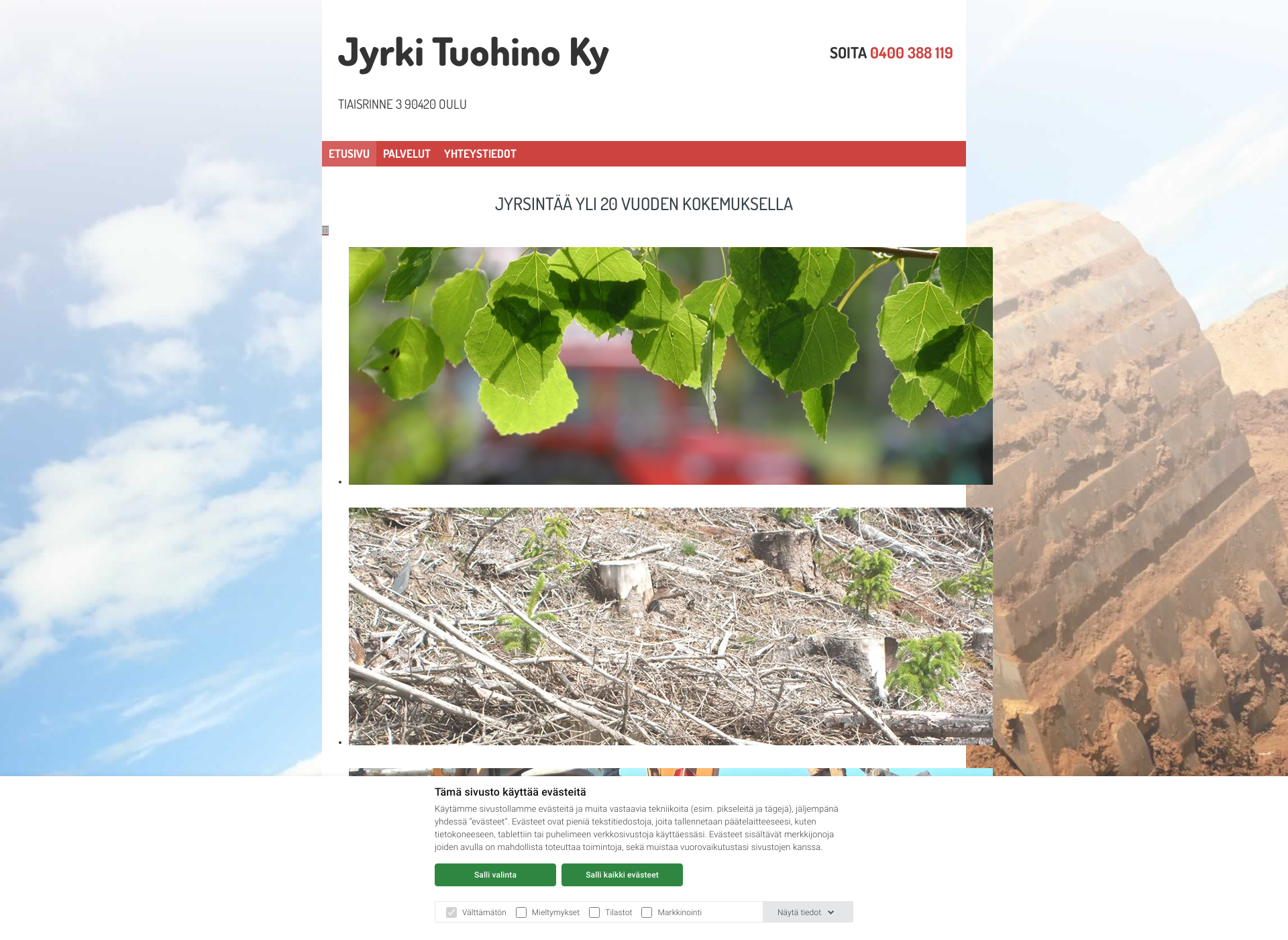 Screenshot for jyrkituohino.fi
