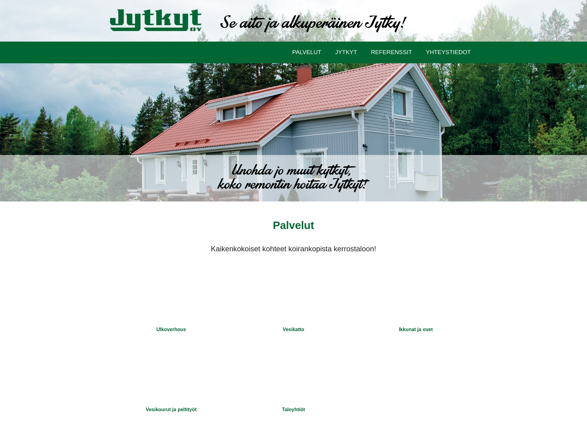 Screenshot for jytkyt.fi