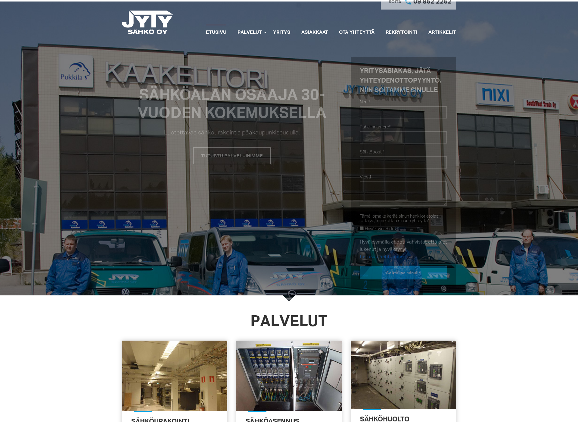 Screenshot for jyty.fi