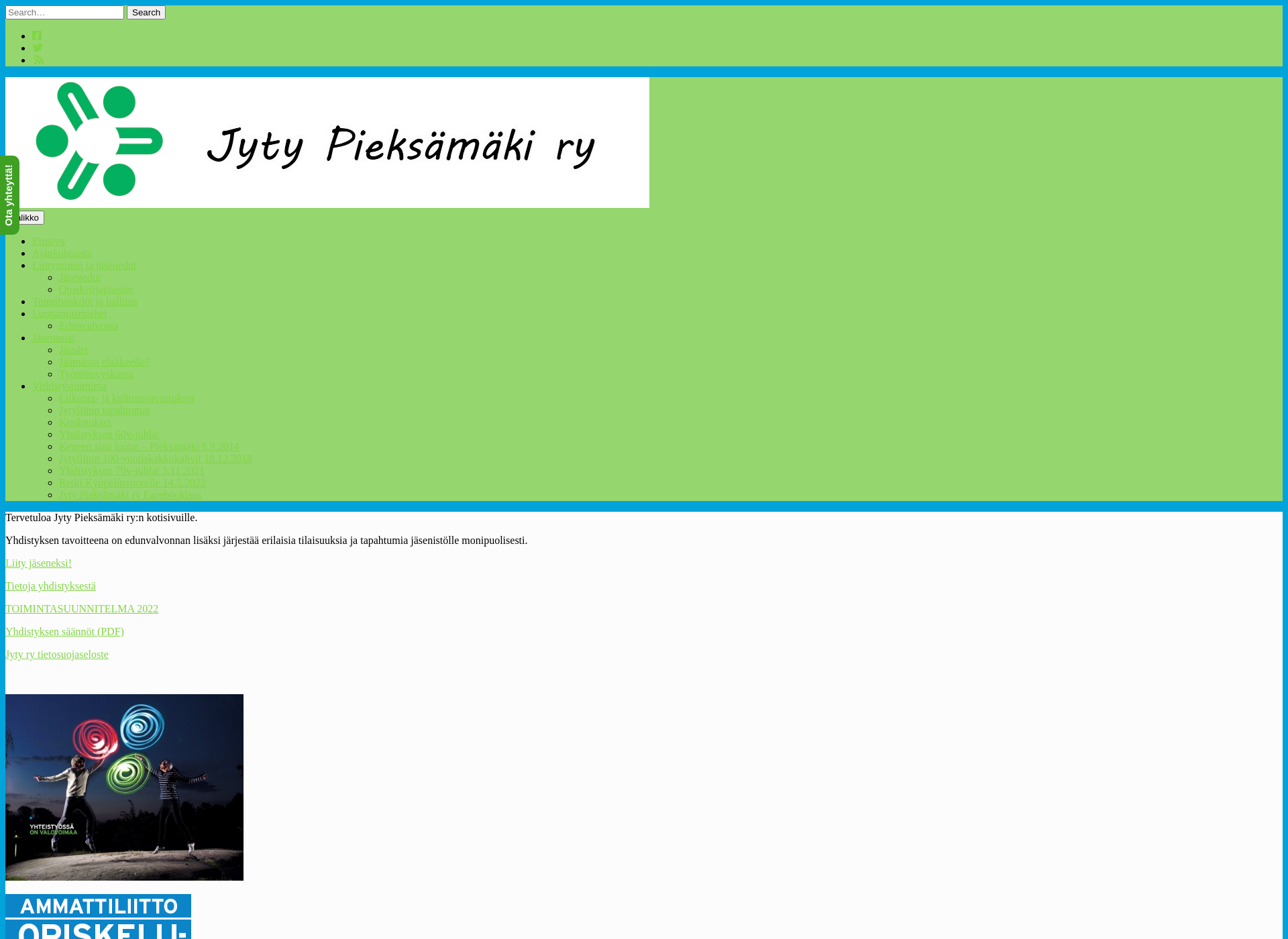 Screenshot for jytypieksamaki.fi