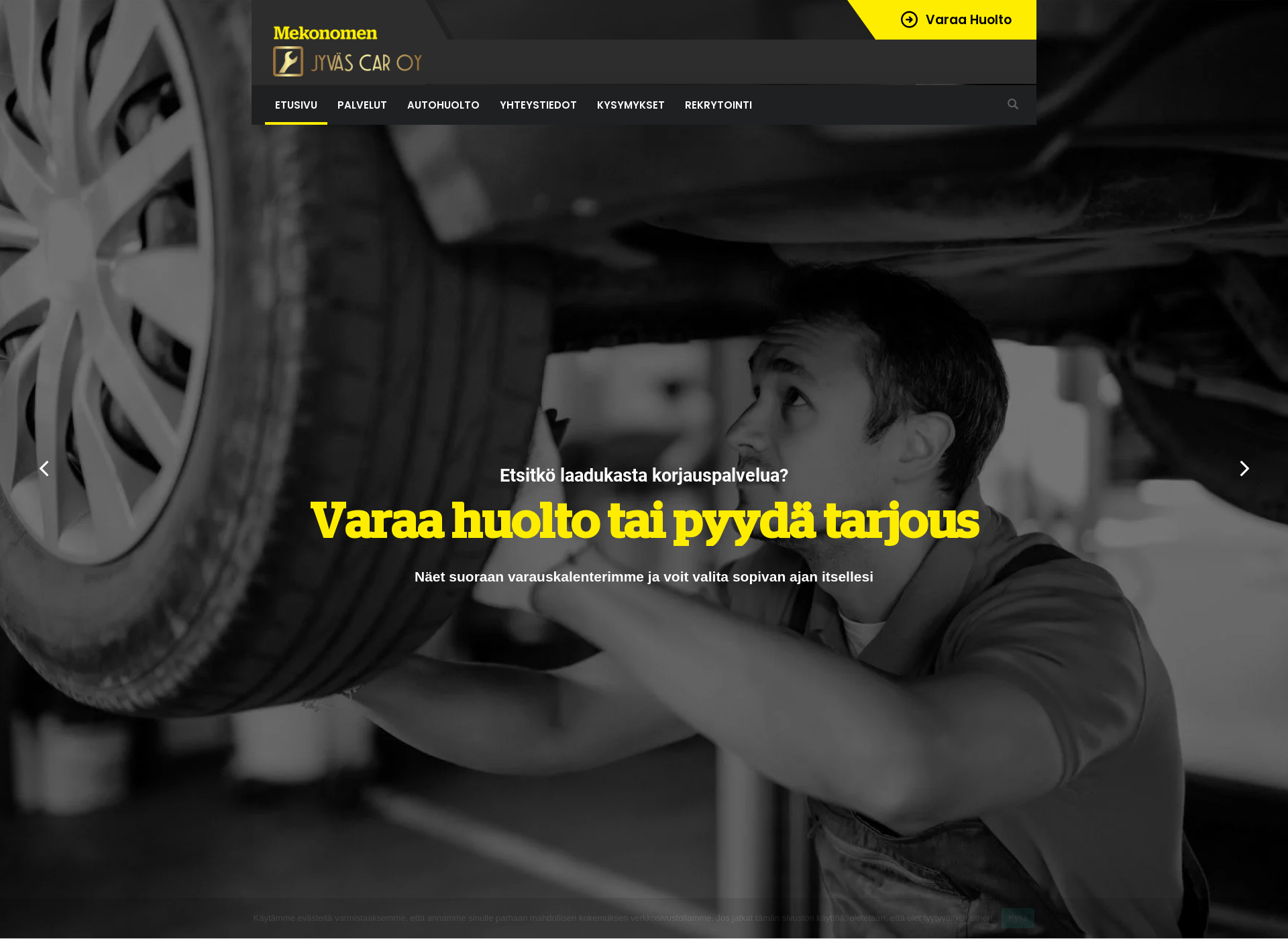 Screenshot for jyvascar.fi
