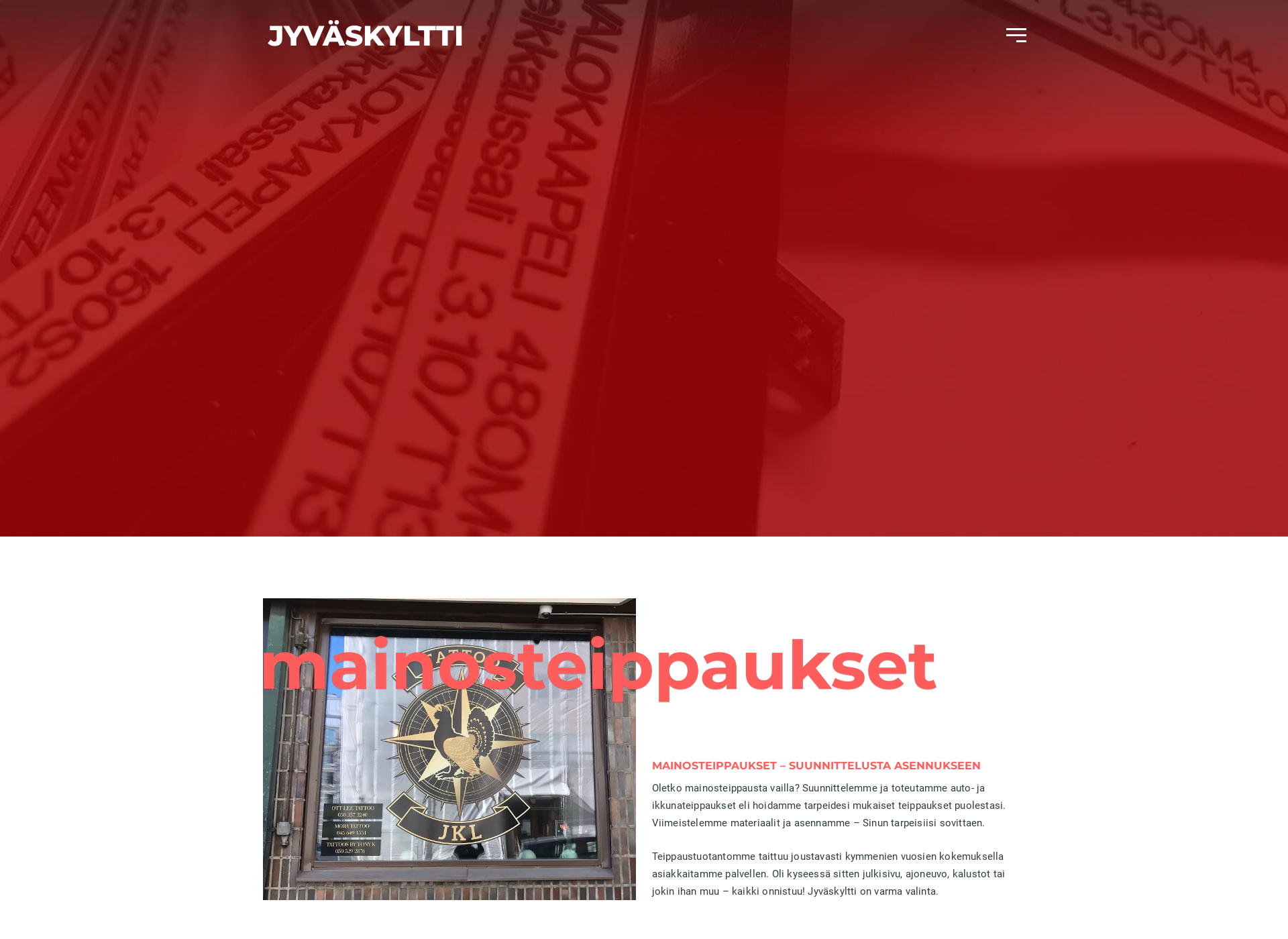 Screenshot for jyvaskyltti.fi