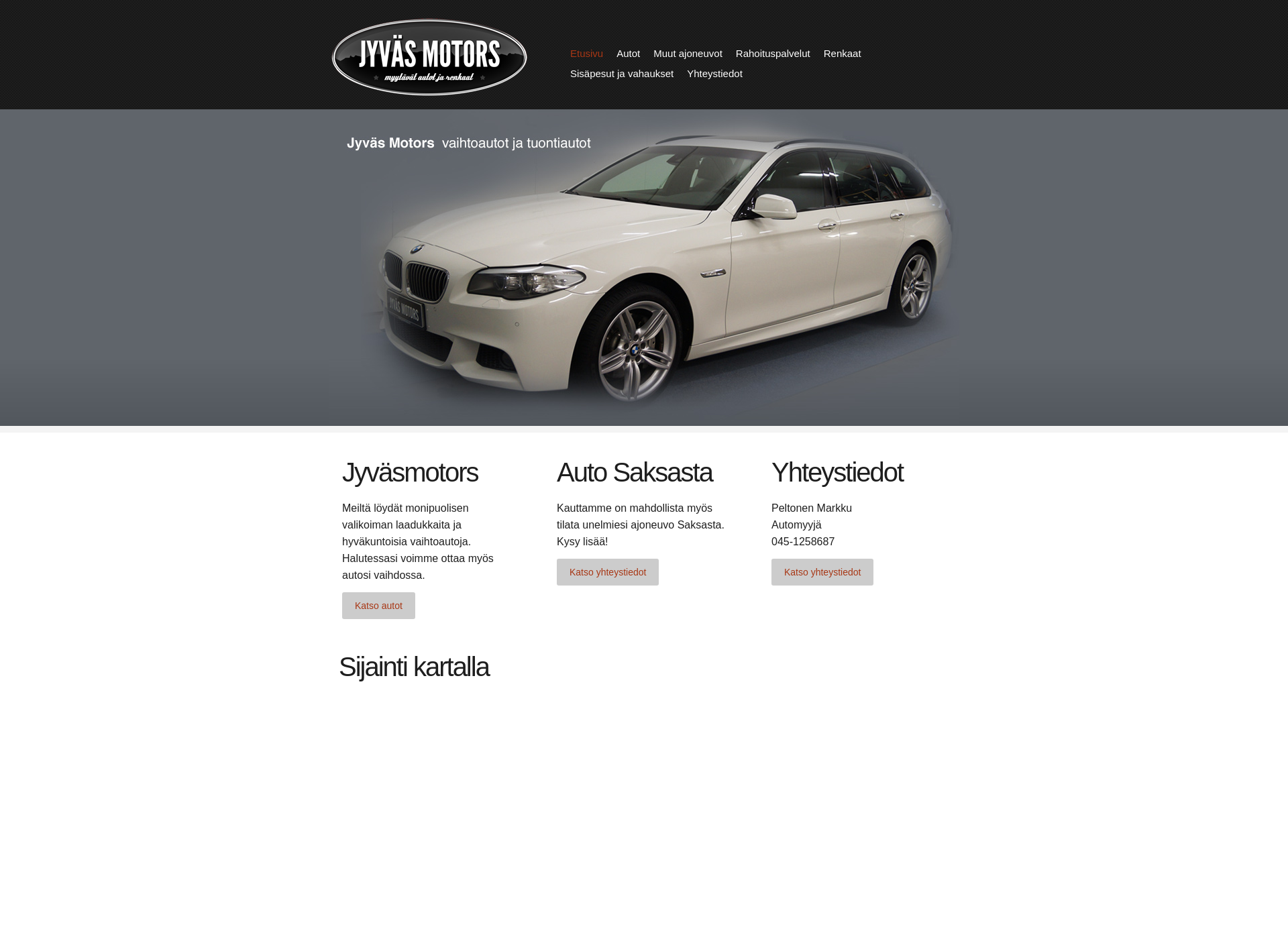 Screenshot for jyvasmotors.fi