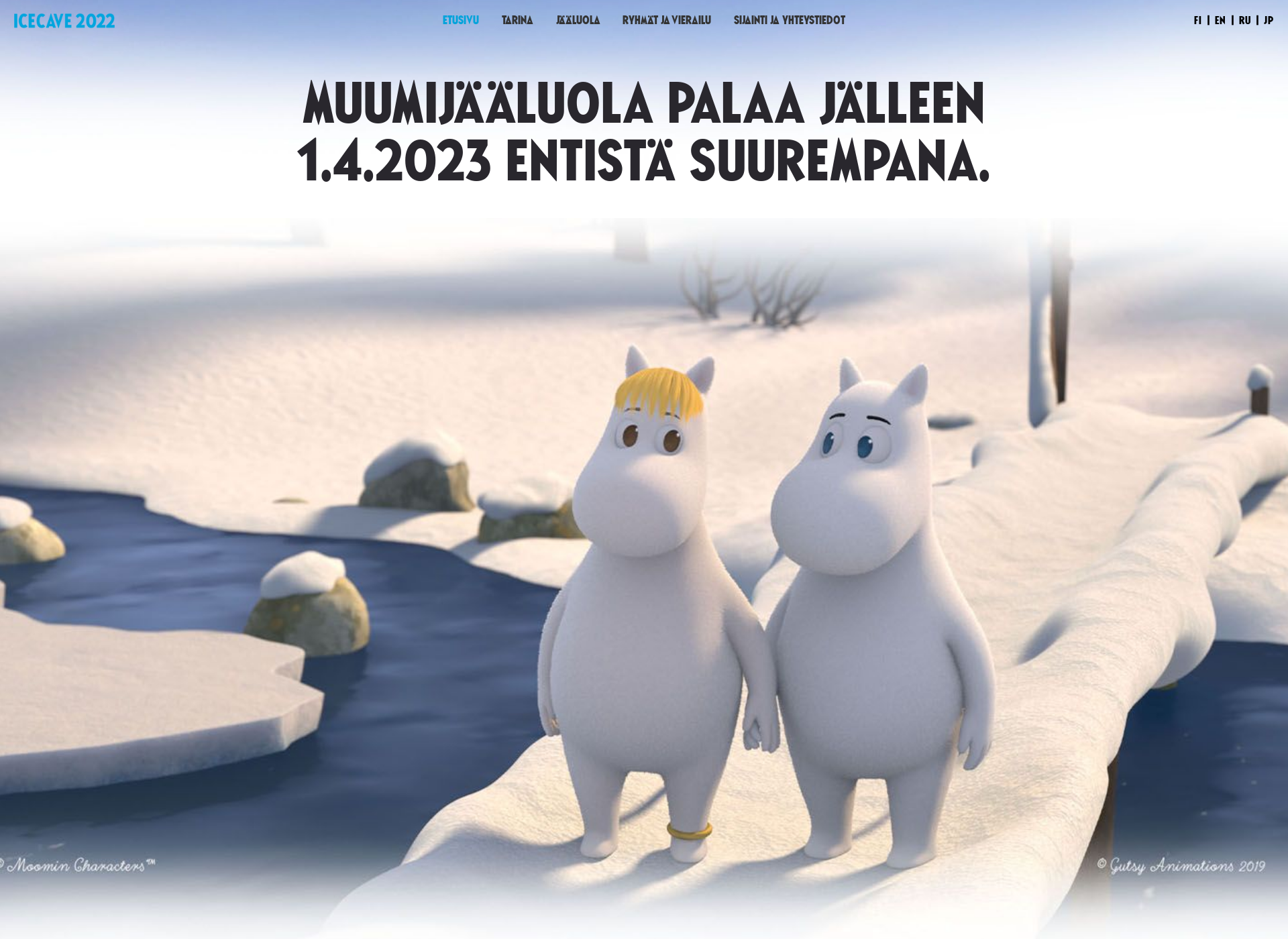 Screenshot for jääluola.fi
