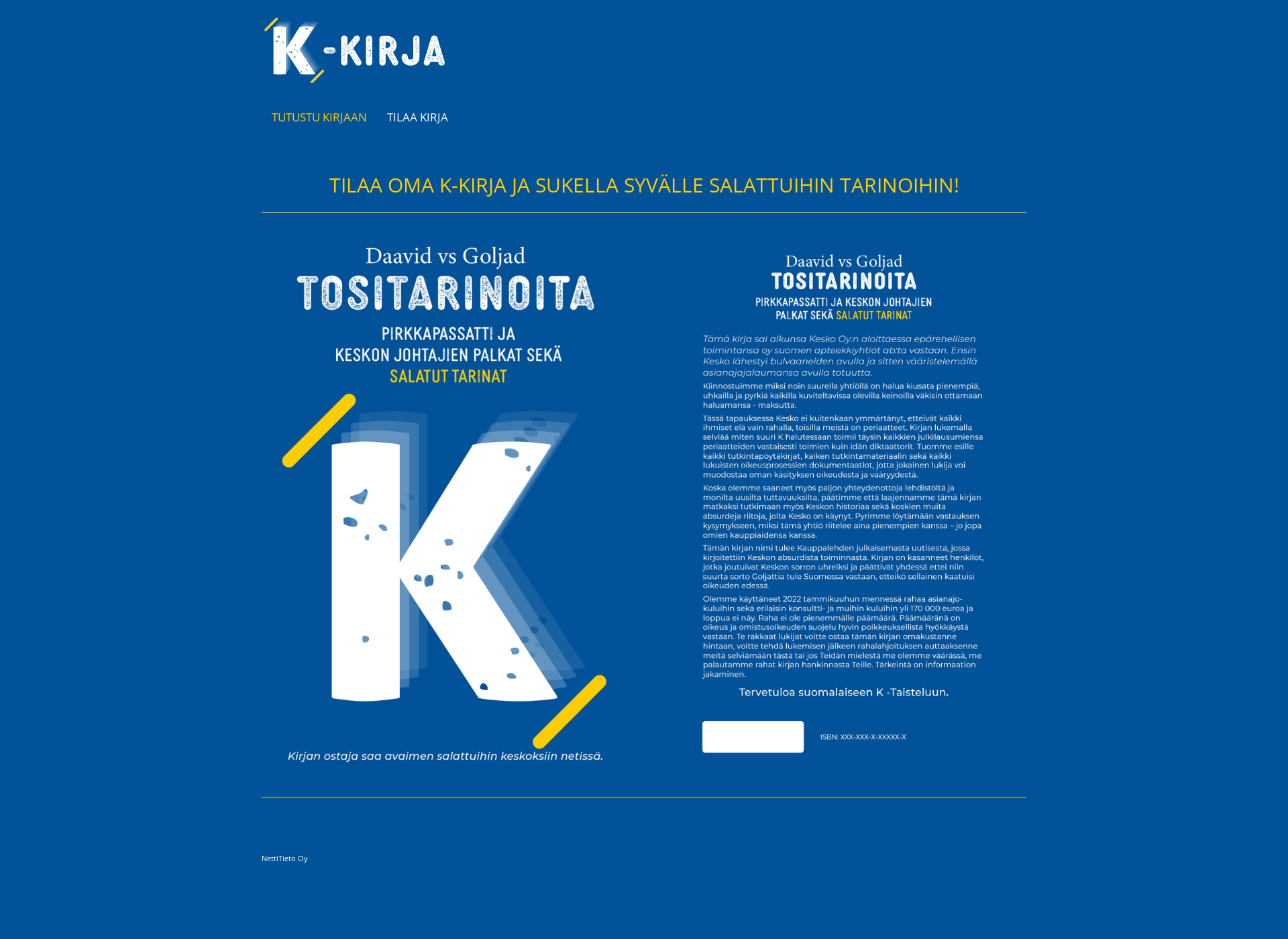 Screenshot for k-kirja.fi
