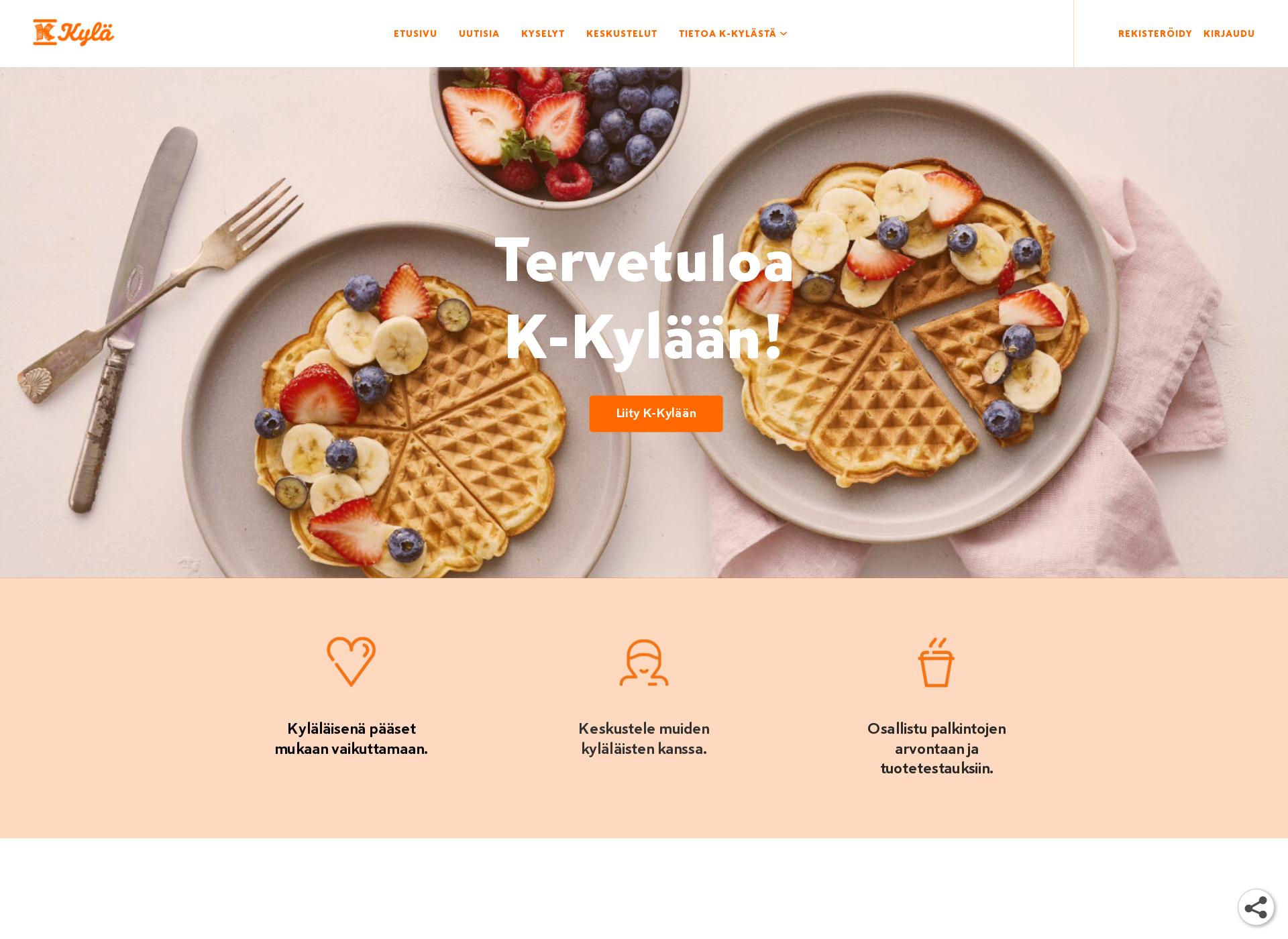 Screenshot for k-kyla.fi