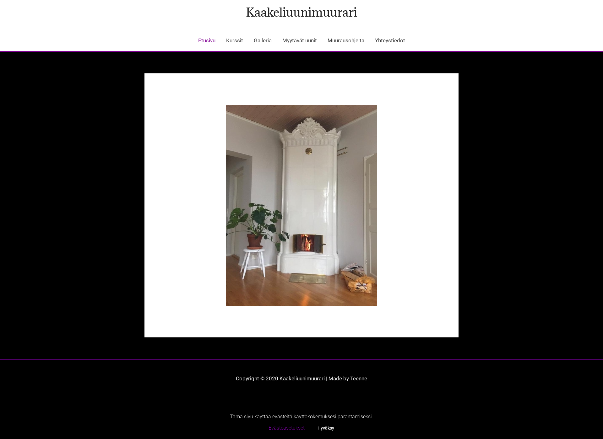 Screenshot for kaakeliuunimuurari.fi