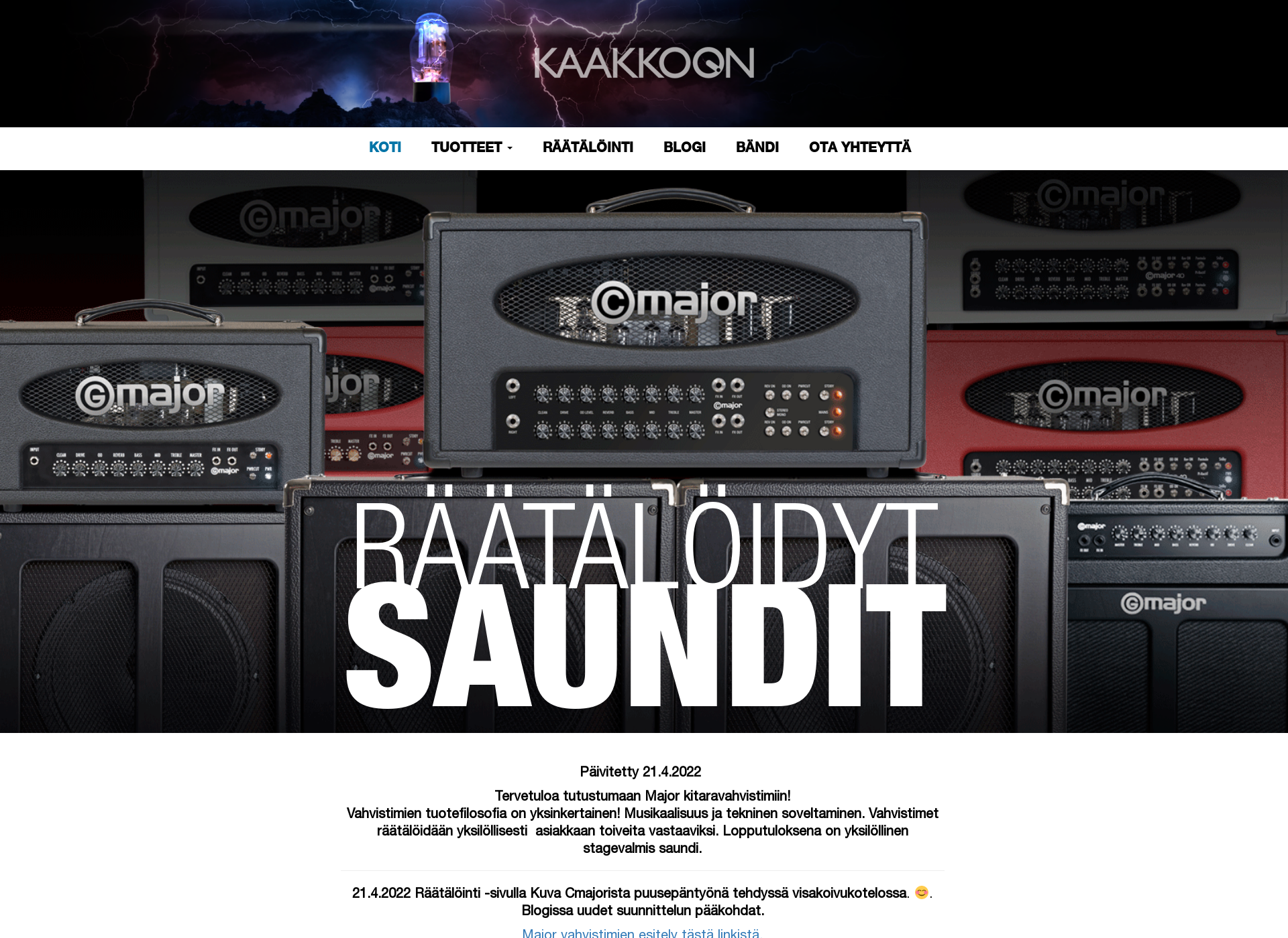 Screenshot for kaakkoon.fi