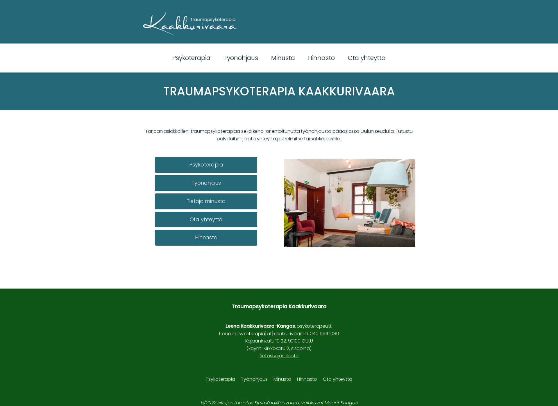 Screenshot for kaakkurivaara.fi
