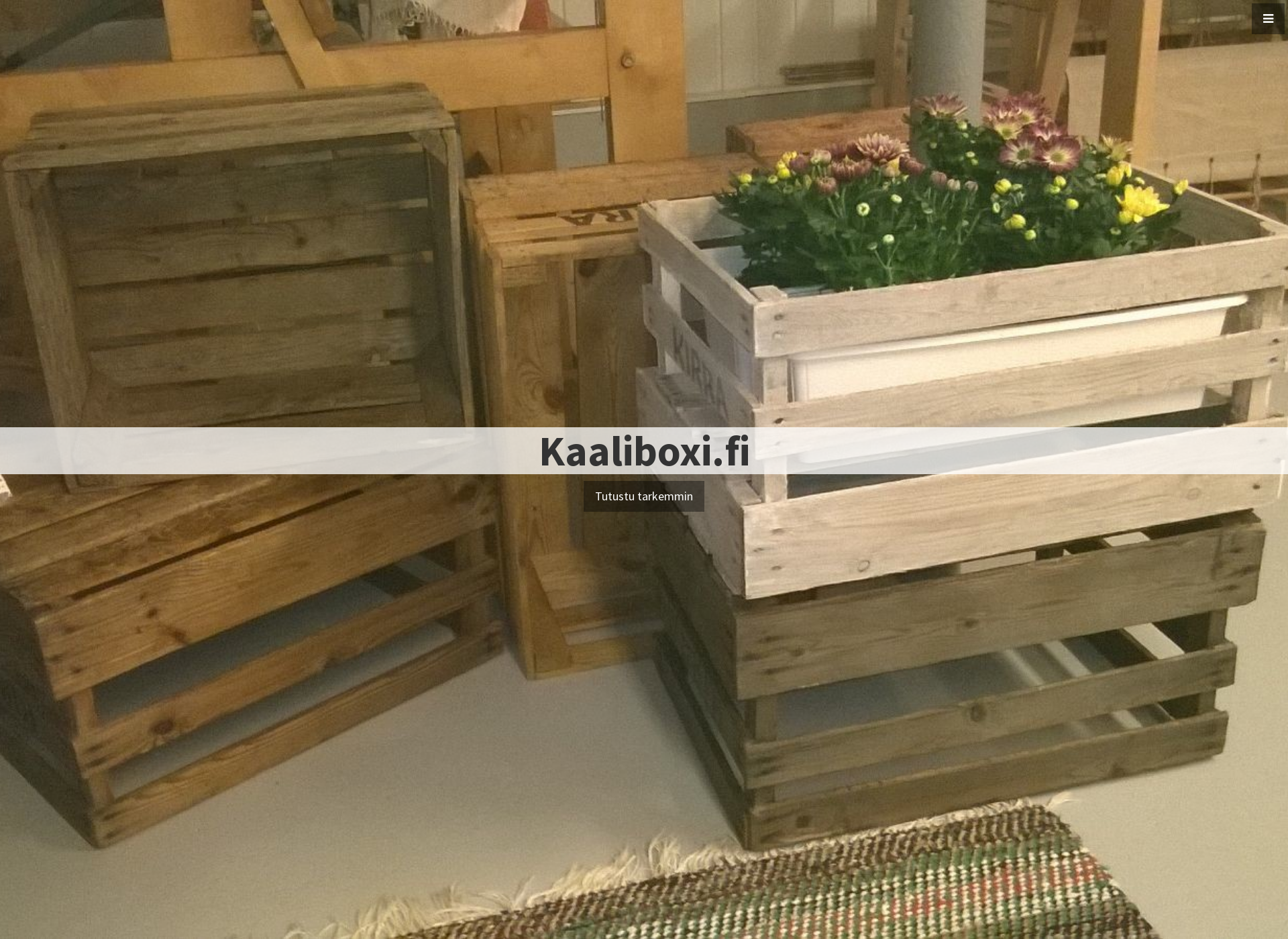 Skärmdump för kaaliboxi.fi