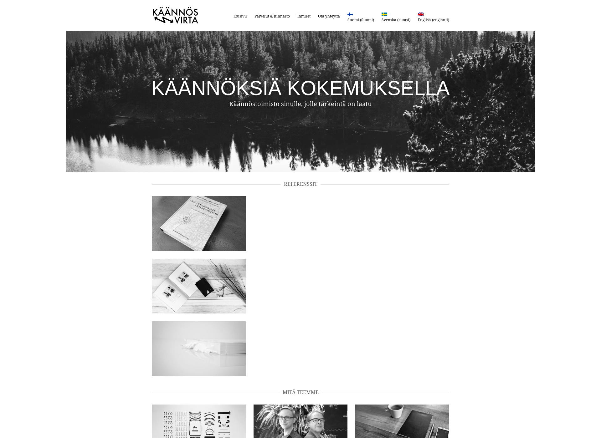 Screenshot for kaannosvirta.fi