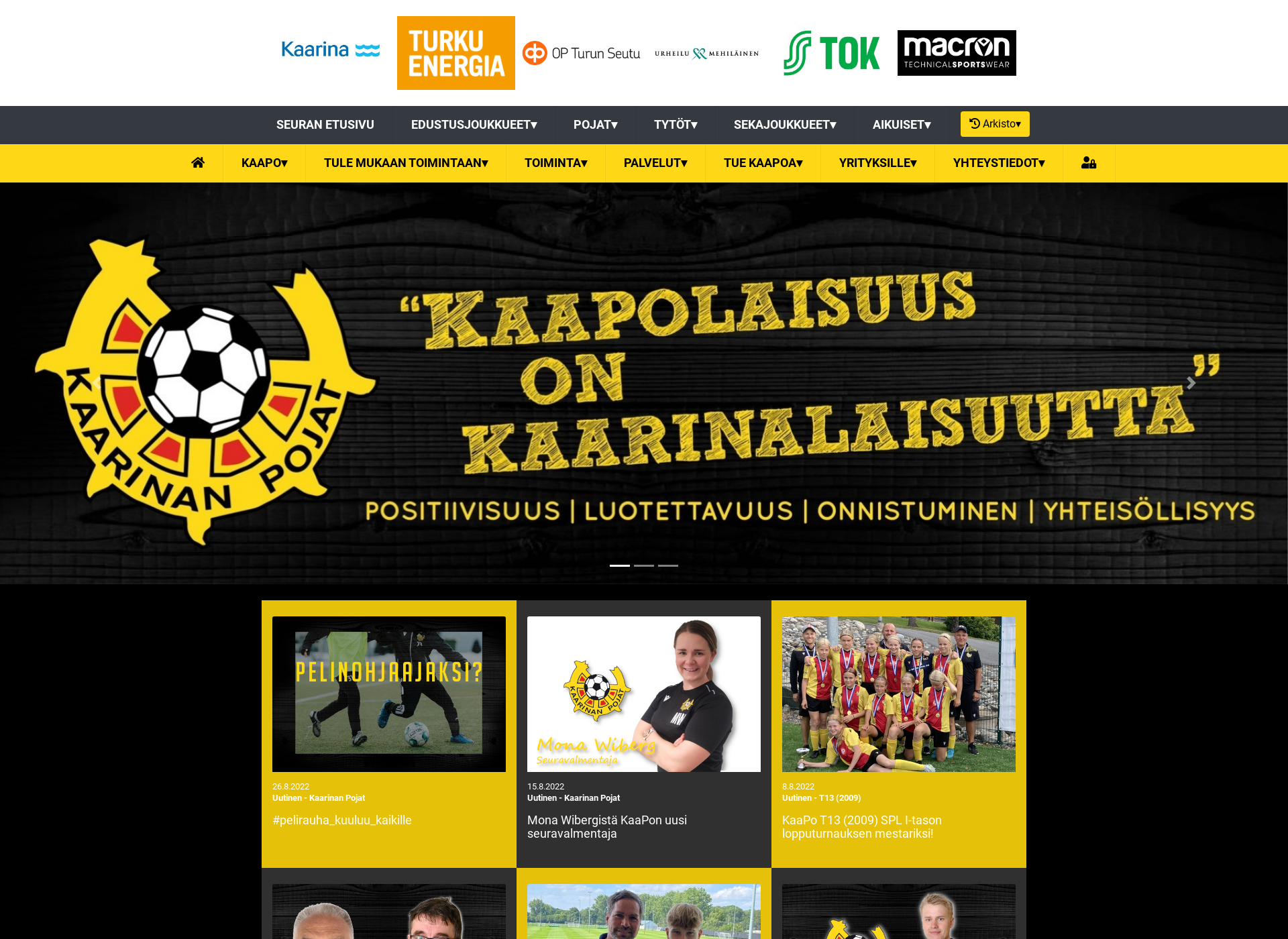 Screenshot for kaapo.fi