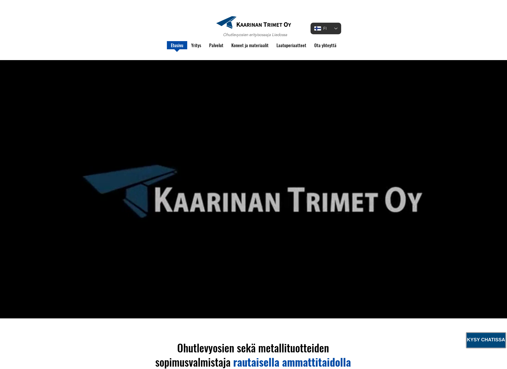 Screenshot for kaarinantrimet.fi