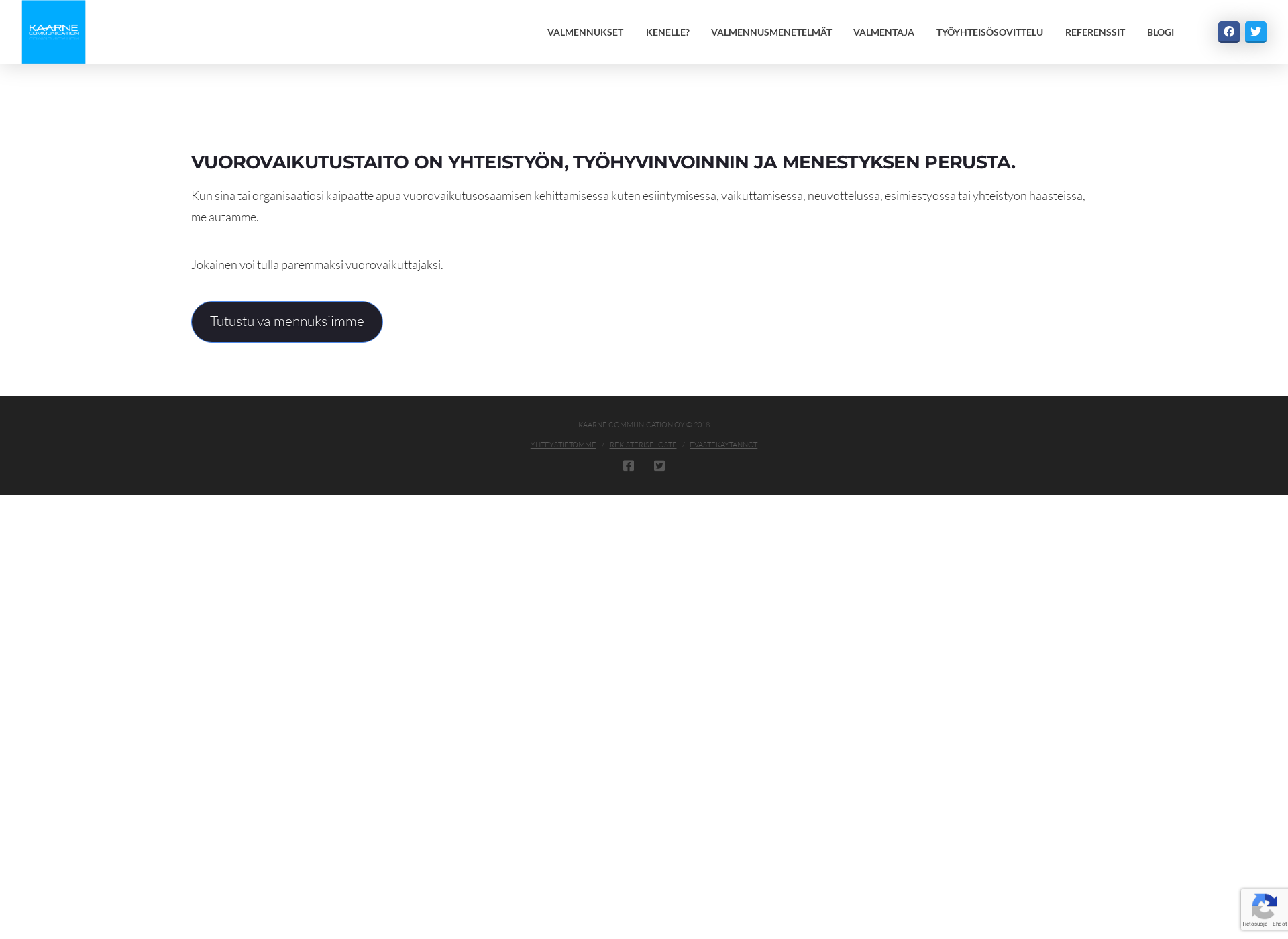 Screenshot for kaarne.fi