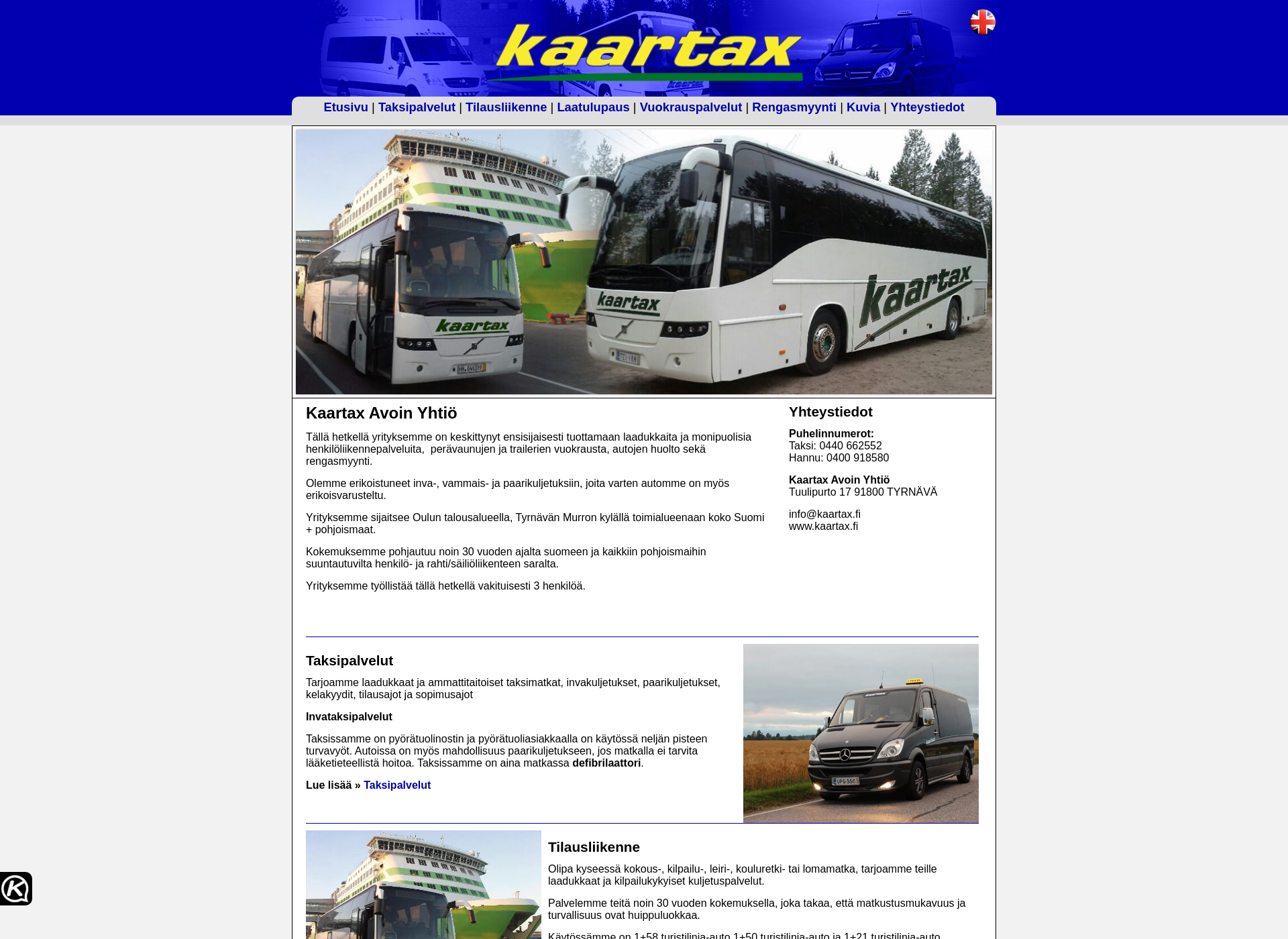 Screenshot for kaartax.fi