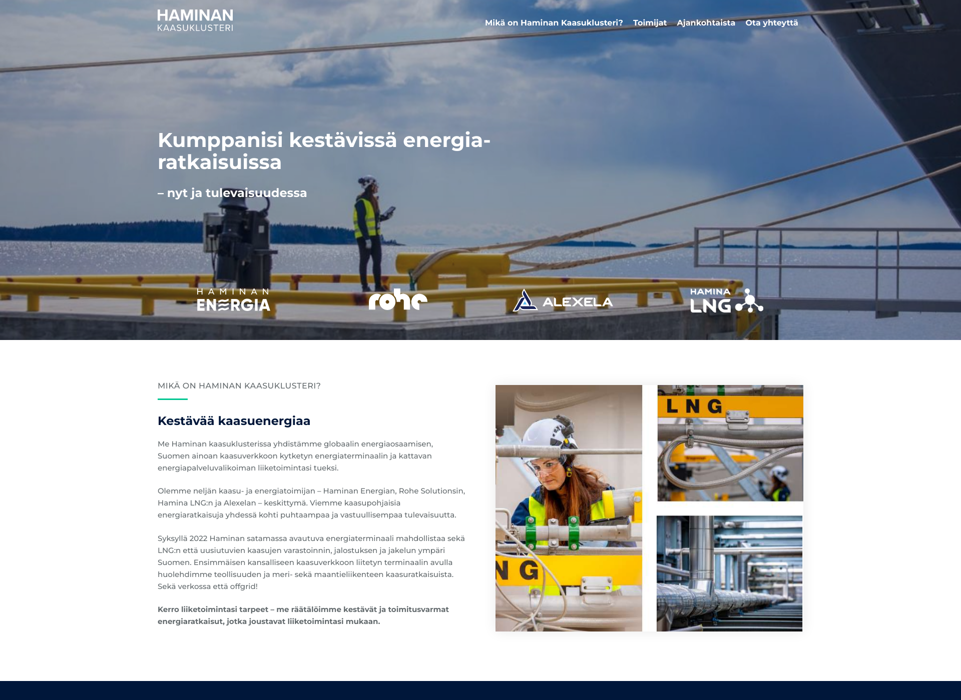 Screenshot for kaasuklusteri.fi