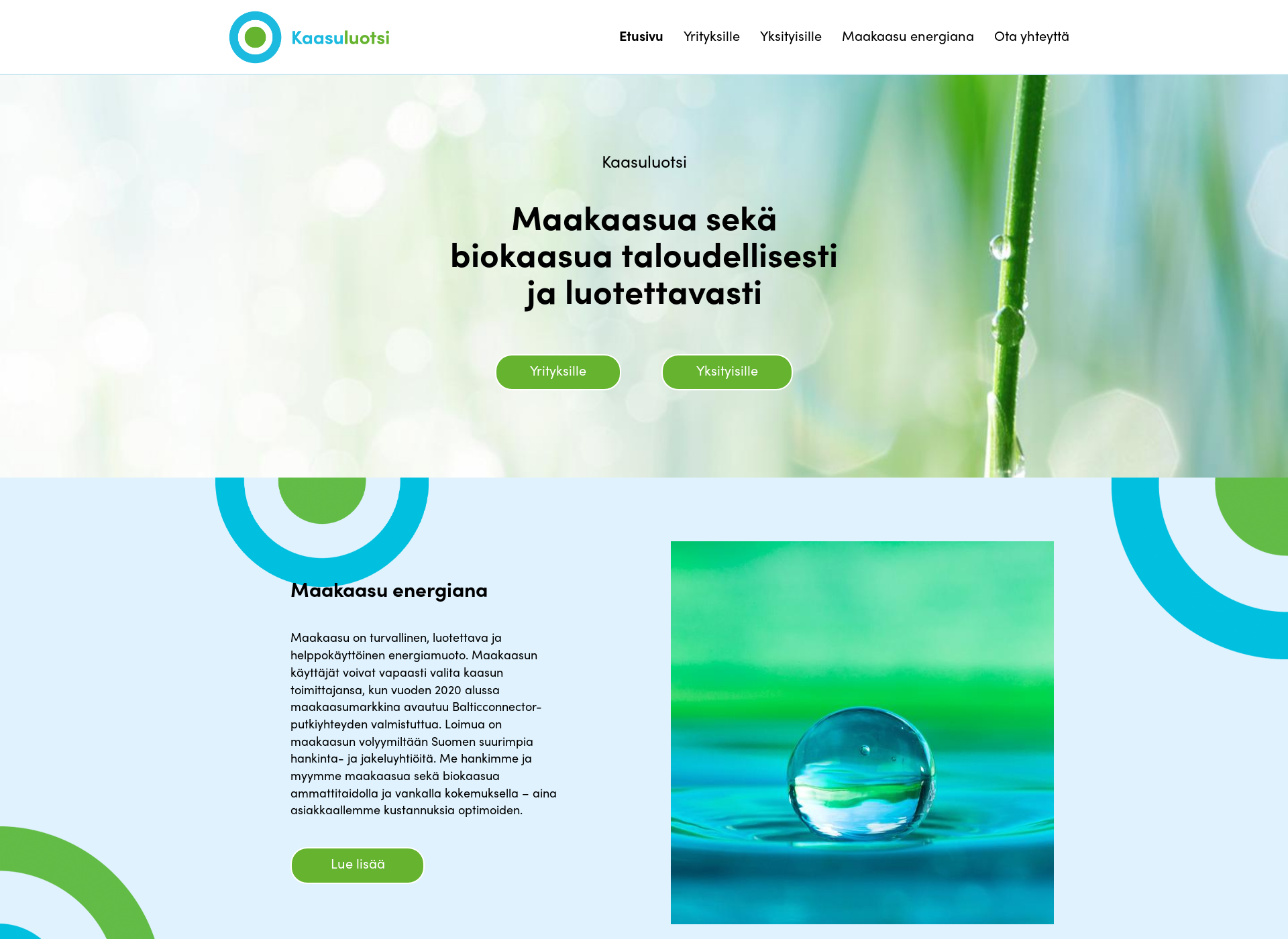 Screenshot for kaasuluotsi.fi