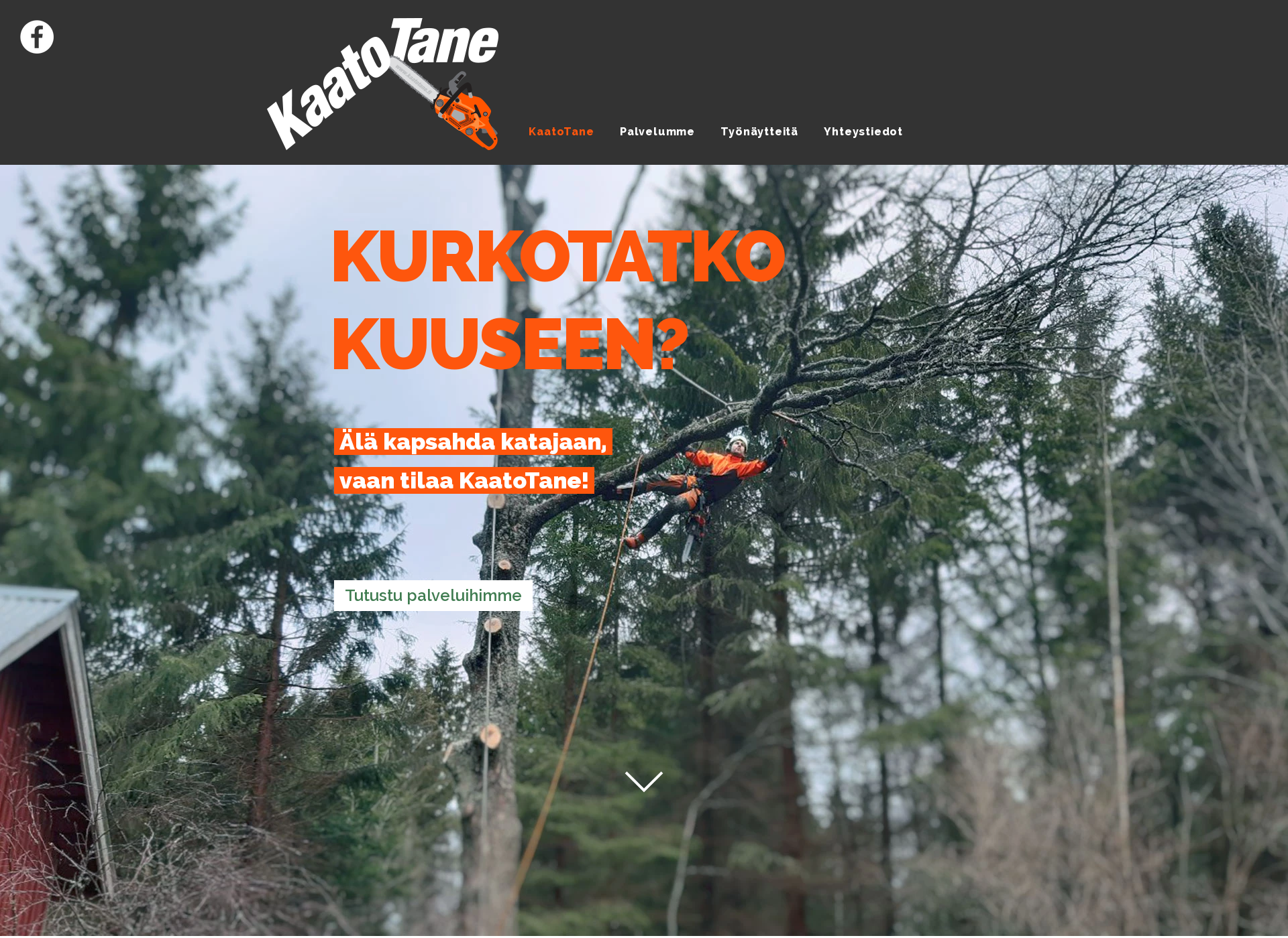 Screenshot for kaatotane.fi