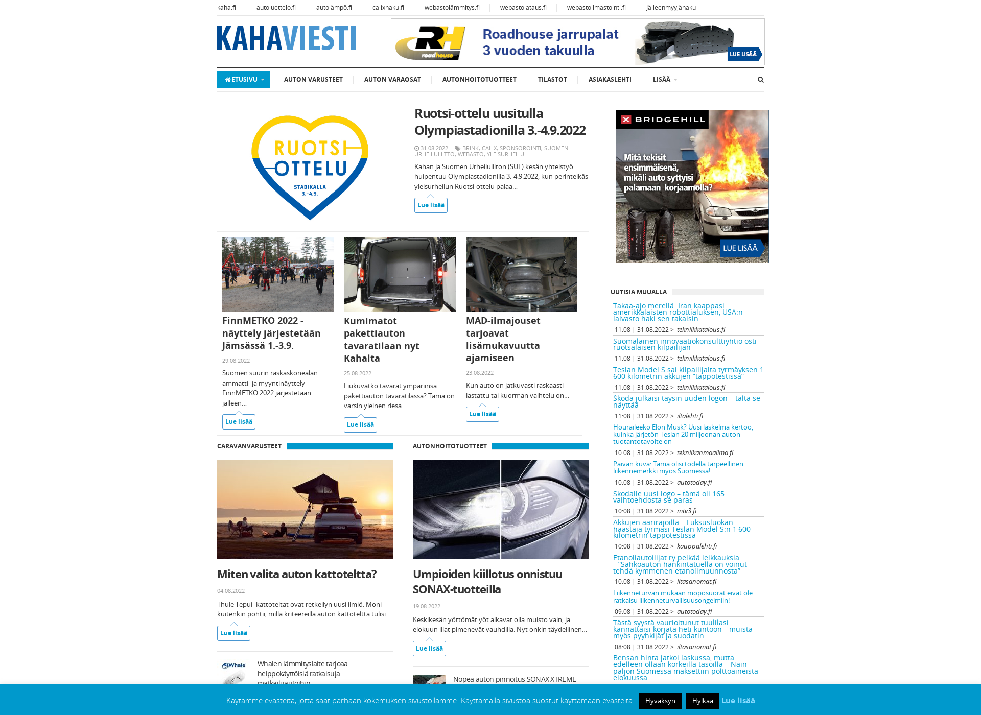 Screenshot for kahaviesti.fi