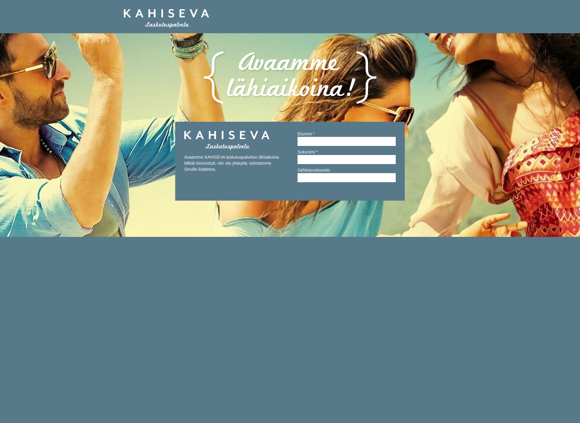 Screenshot for kahiseva.fi