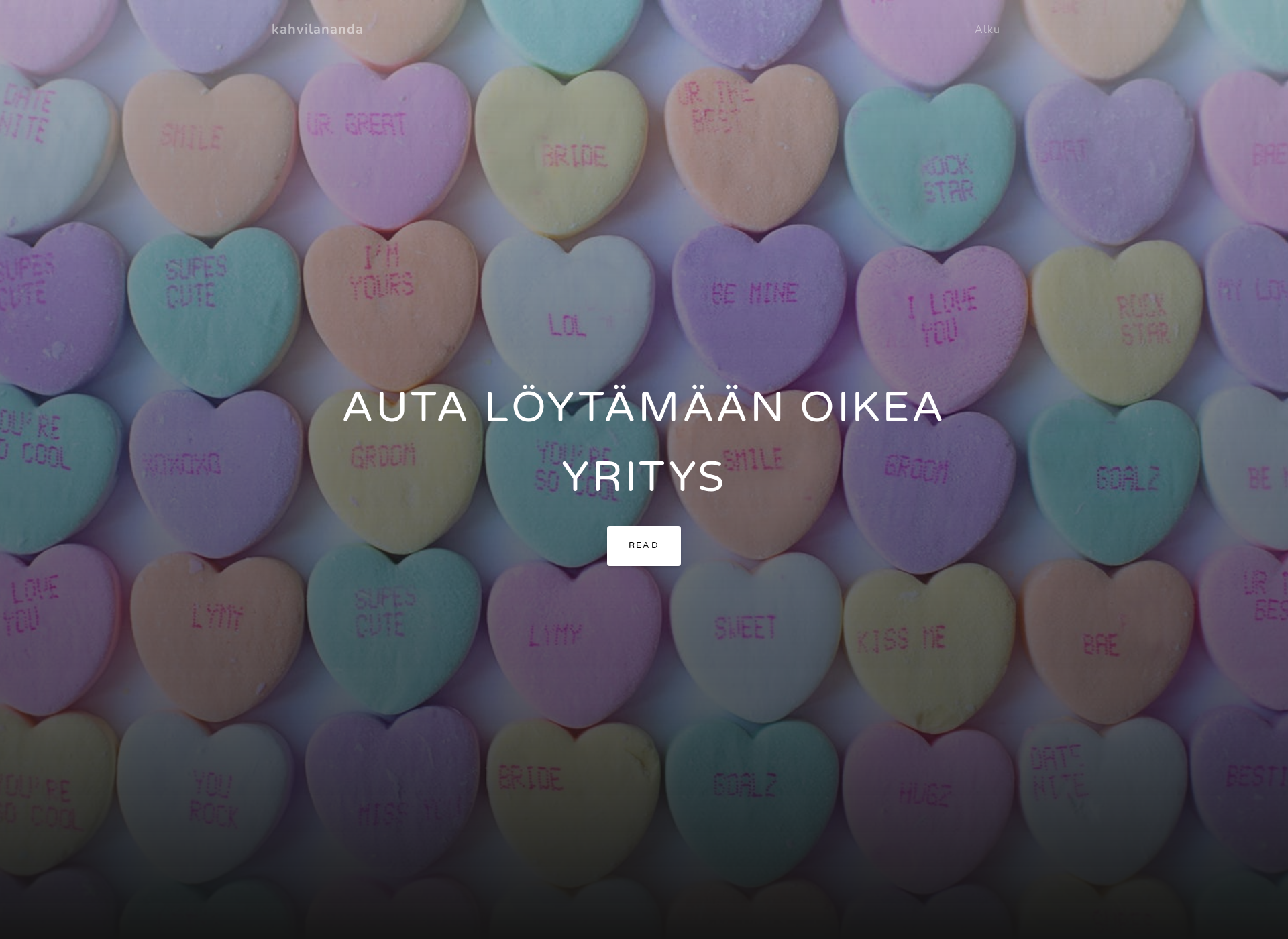 Screenshot for kahvilananda.fi